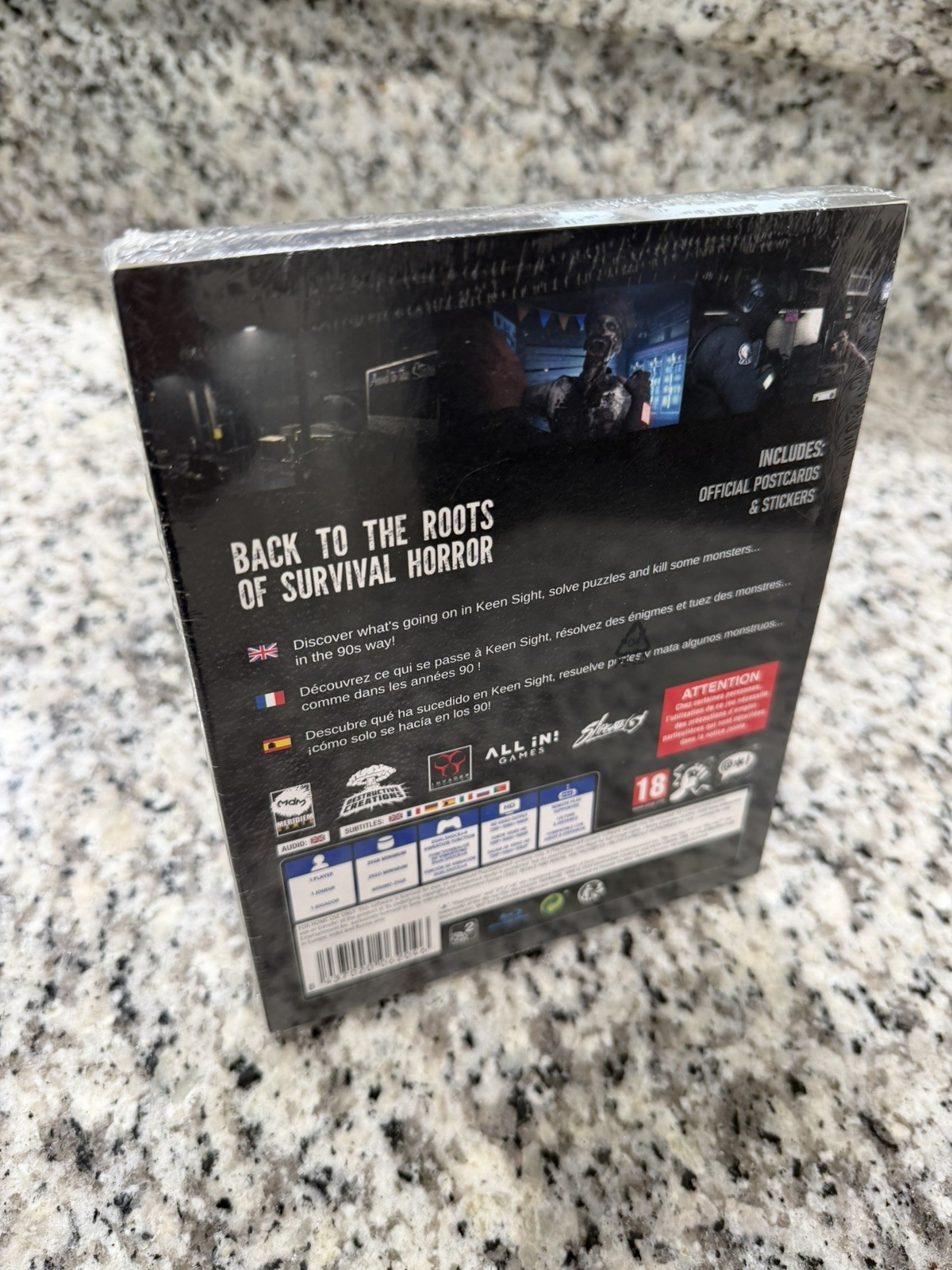 Daymare 1998 Black Edition Playstation 4 PS4 Brand New Sealed SHIPS IN A BOX