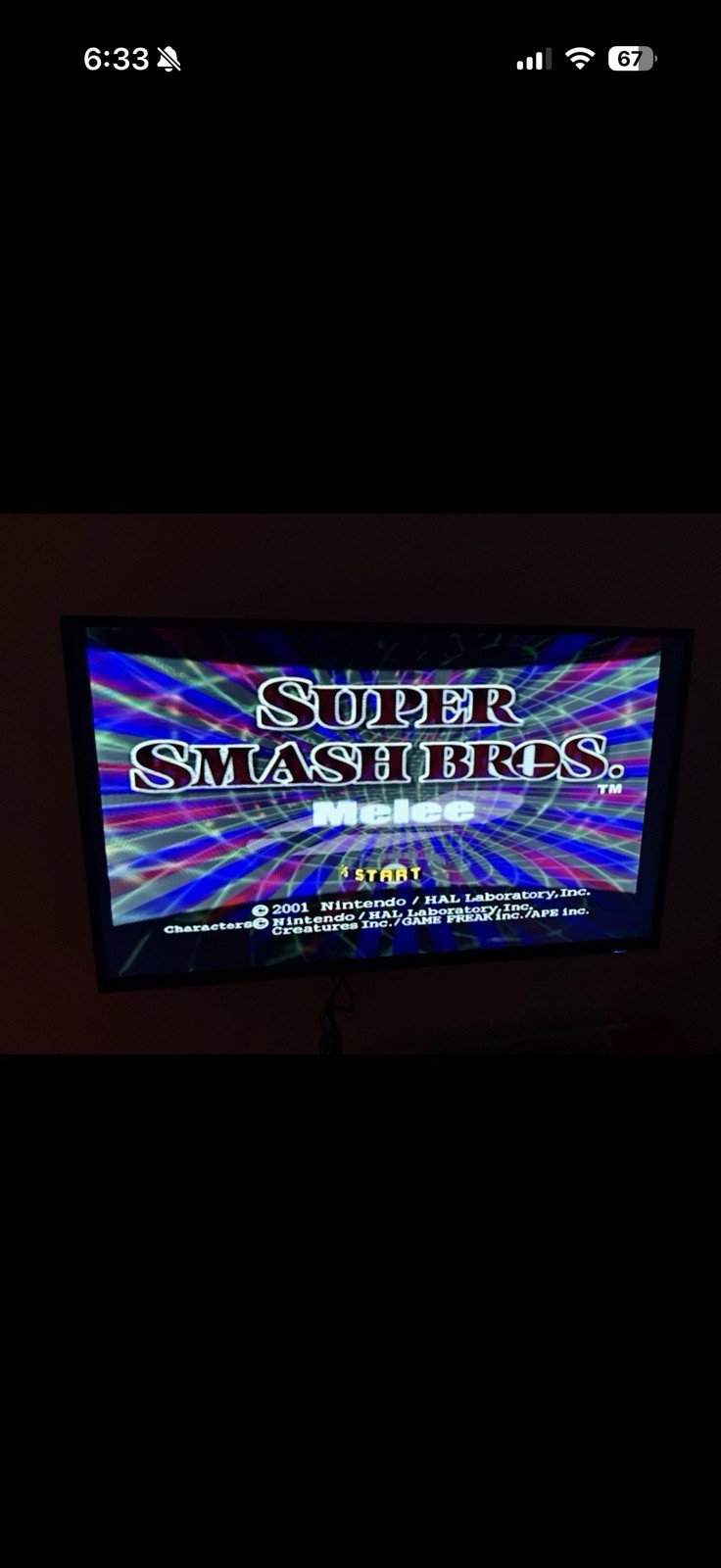 Super Smash Bros Melee (Nintendo Gamecube) Box & Disc Only. No Manual. Black Lab