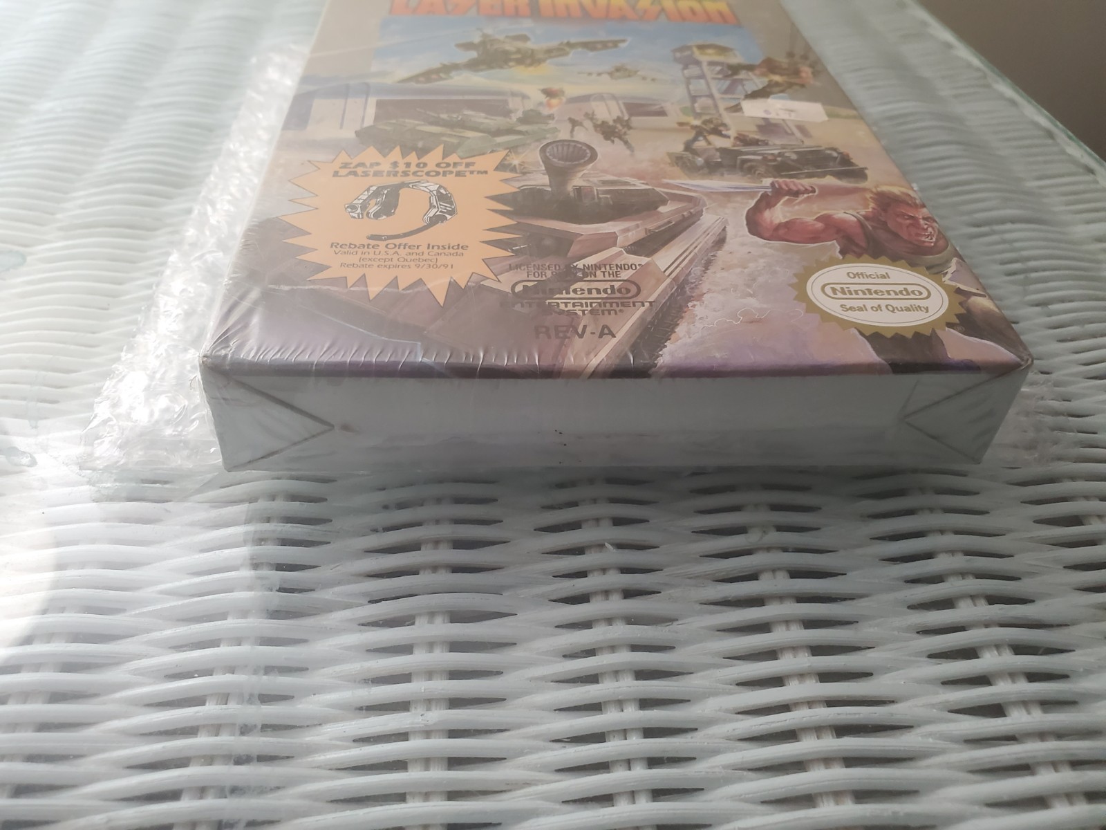 Konami Laser Invasion NES NTSC-U/C (US/Canada) Shooter 1991 Factory Sealed