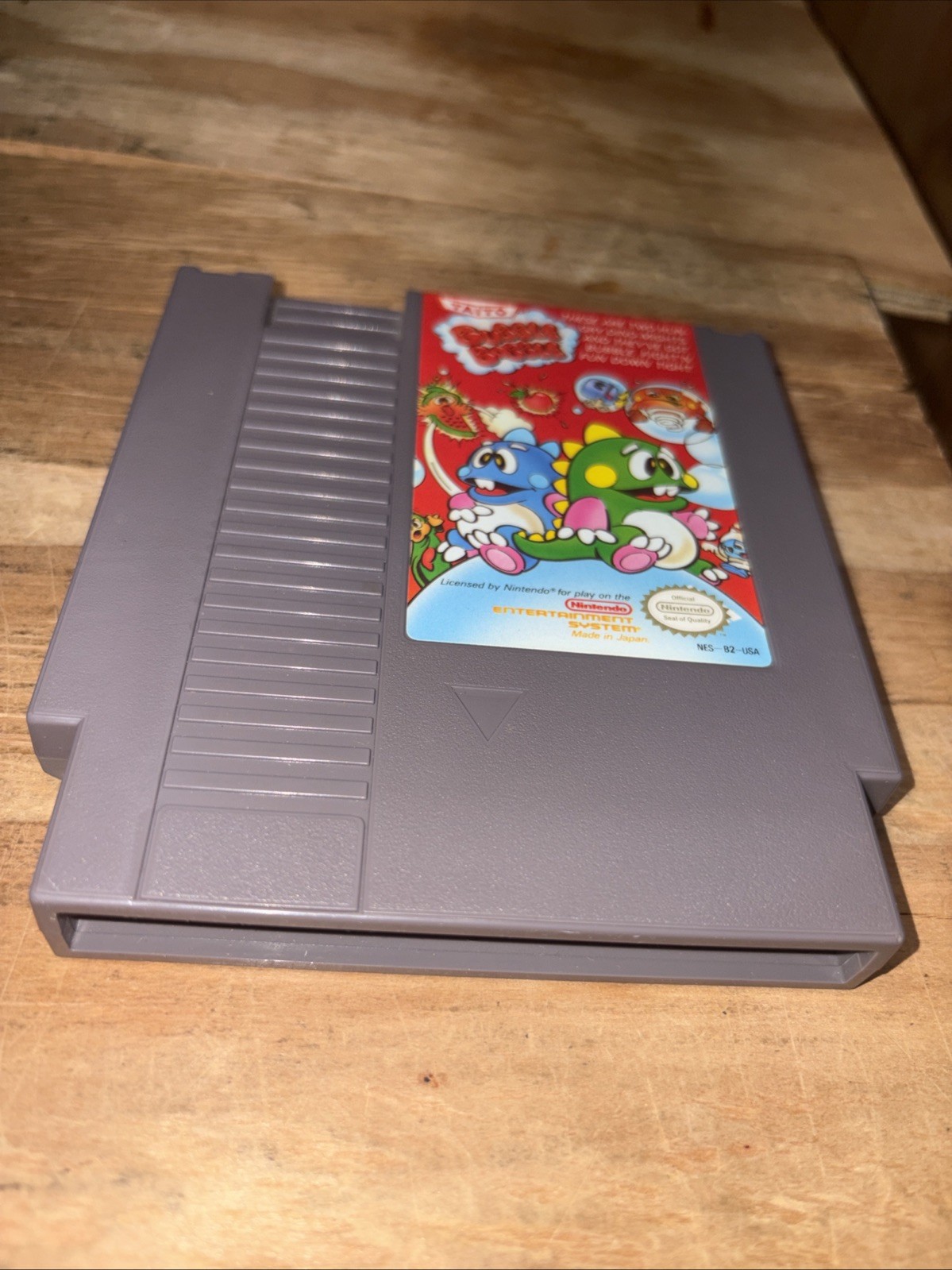 Bubble Bobble (Nintendo Entertainment System, 1988) – Authentic Cartridge TESTED