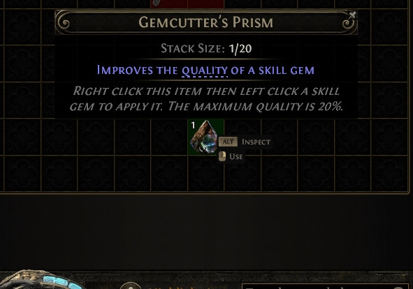 300x Gemcutter’s Prism Path of Exile 2 Return of the Ancients League POE 2
