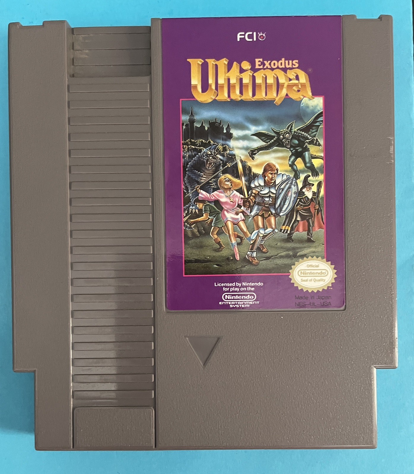 Ultima: Exodus (Nintendo Entertainment System, 1989) Cartridge Only Tested
