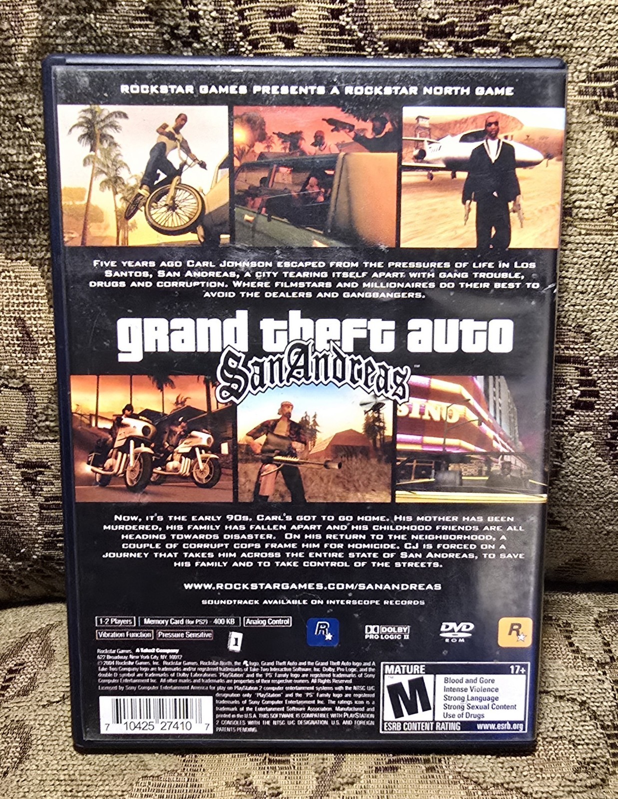 Rockstar Games Grand Theft Auto: San Andreas And Bully For The Playstation 2