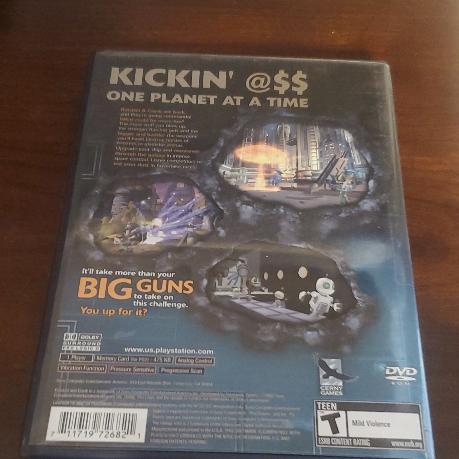 Ratchet & Clank: Going Commando PS2 NTSC-U/C Manual Included