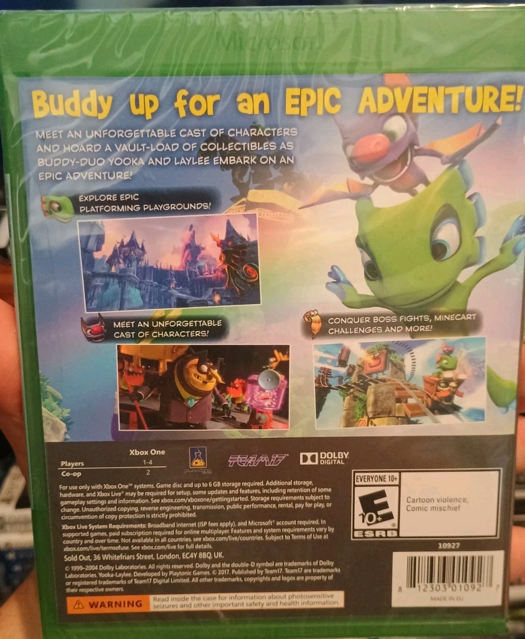 Yooka-Laylee (Microsoft Xbox One, 2017)
