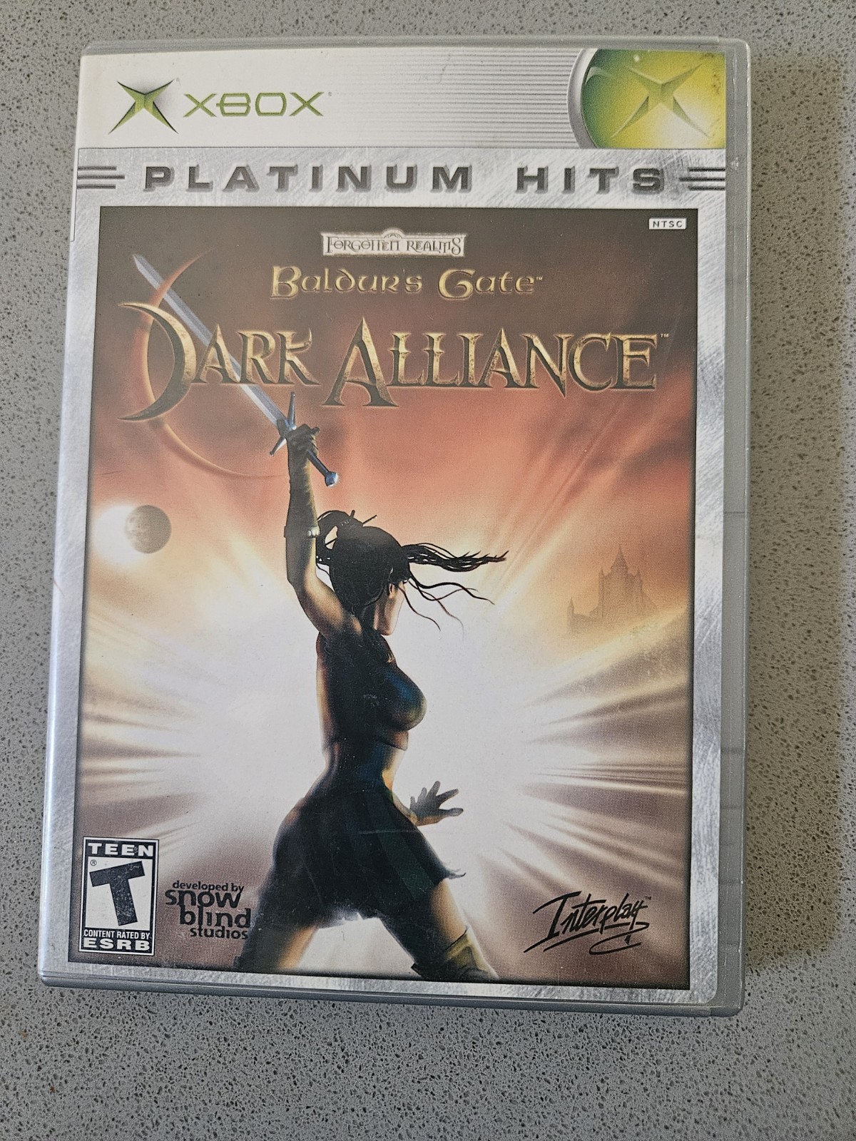 Baldur’s Gate: Dark Alliance – Xbox Platinum Hits – NO GAME