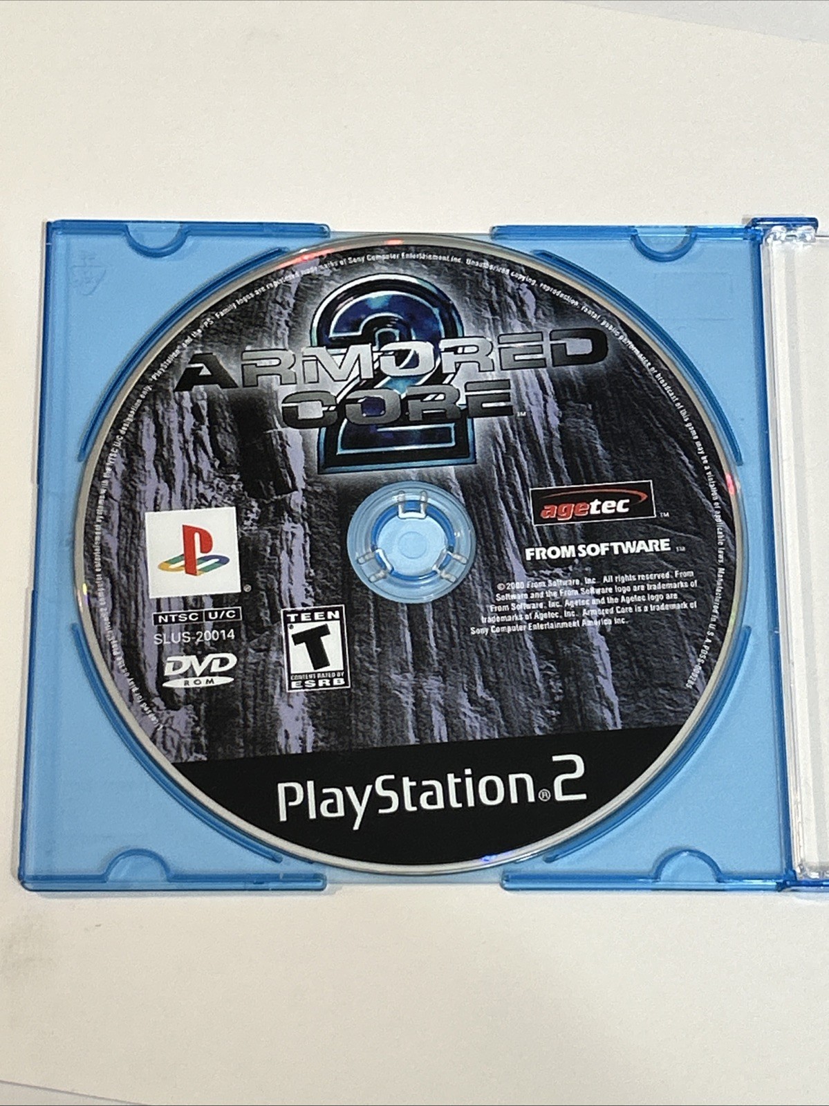 Armored Core 2 (Sony PlayStation 2, 2000) PS2 Black Label! Works! Disc Only!