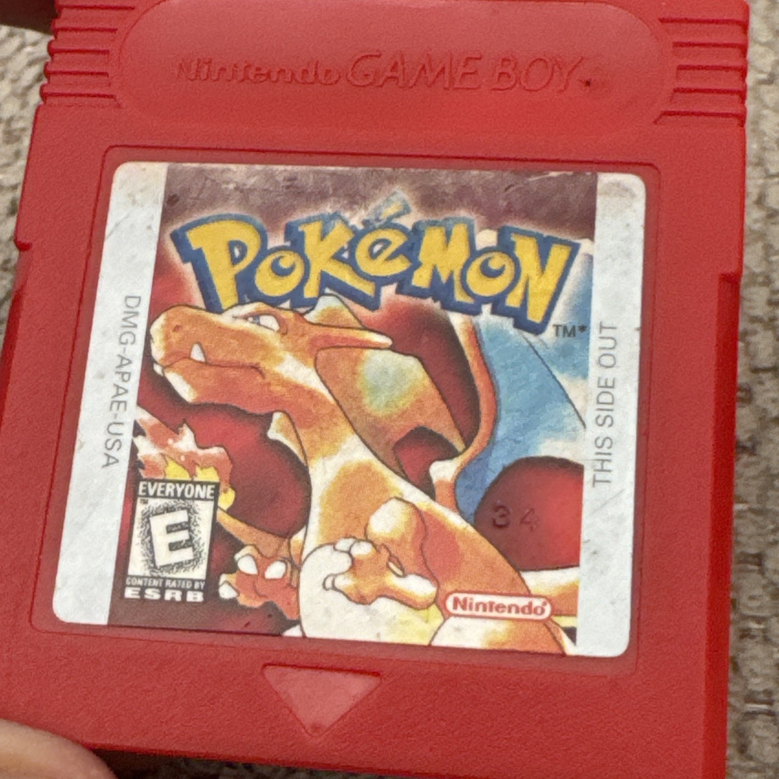 Pokémon: Red Version (Nintendo Game Boy) Authentic Tested – Save Battery Works
