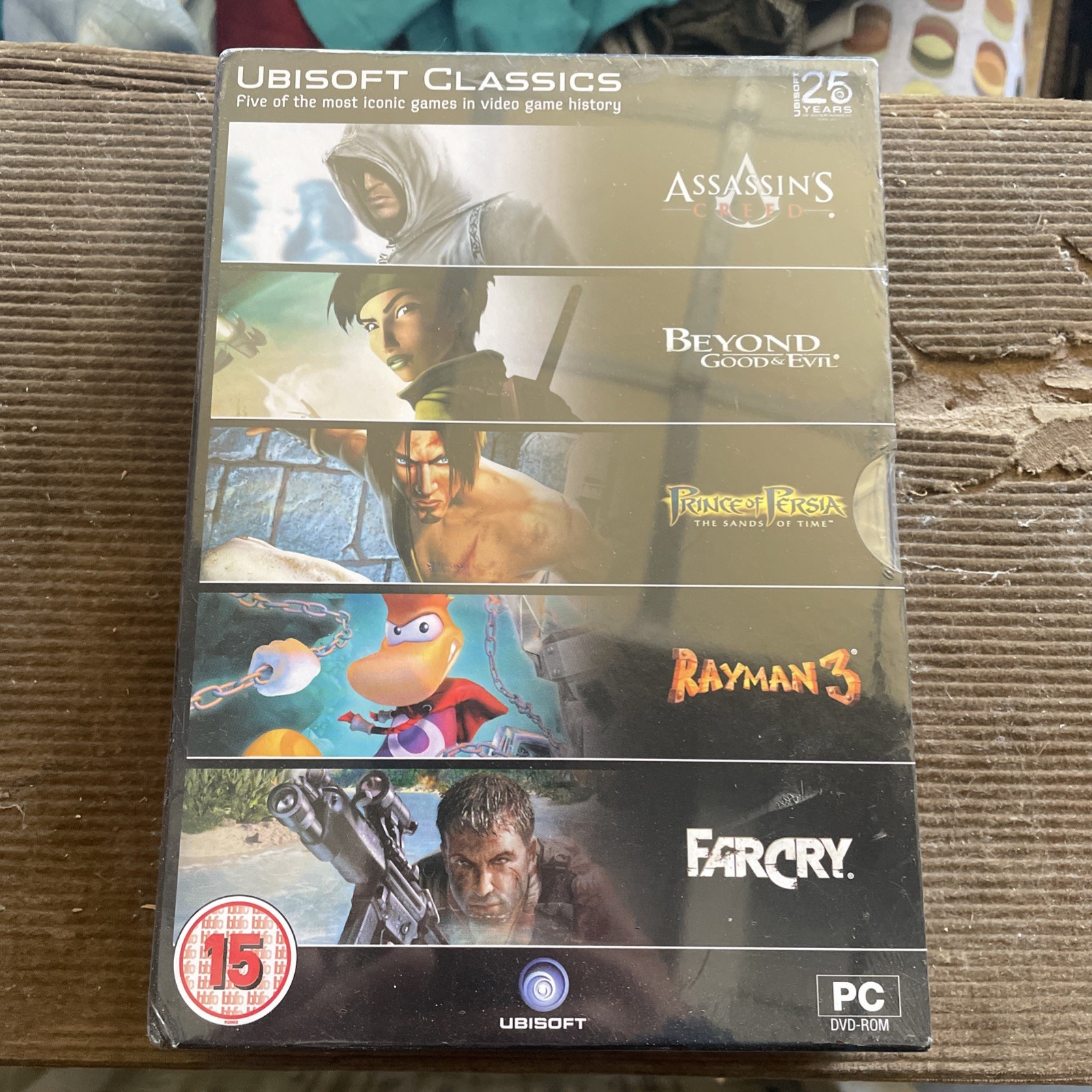 25 Years Of Ubisoft 5 PC Games Set SEALED Assassin’s Creed Far Cry FREE SHIPPING