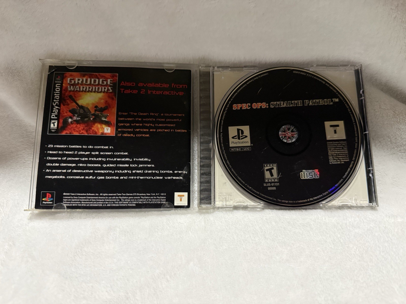 Take 2 Interactive Spec Ops Stealth Patrol PS1 Manual Shooter NTSC-U/C 2000