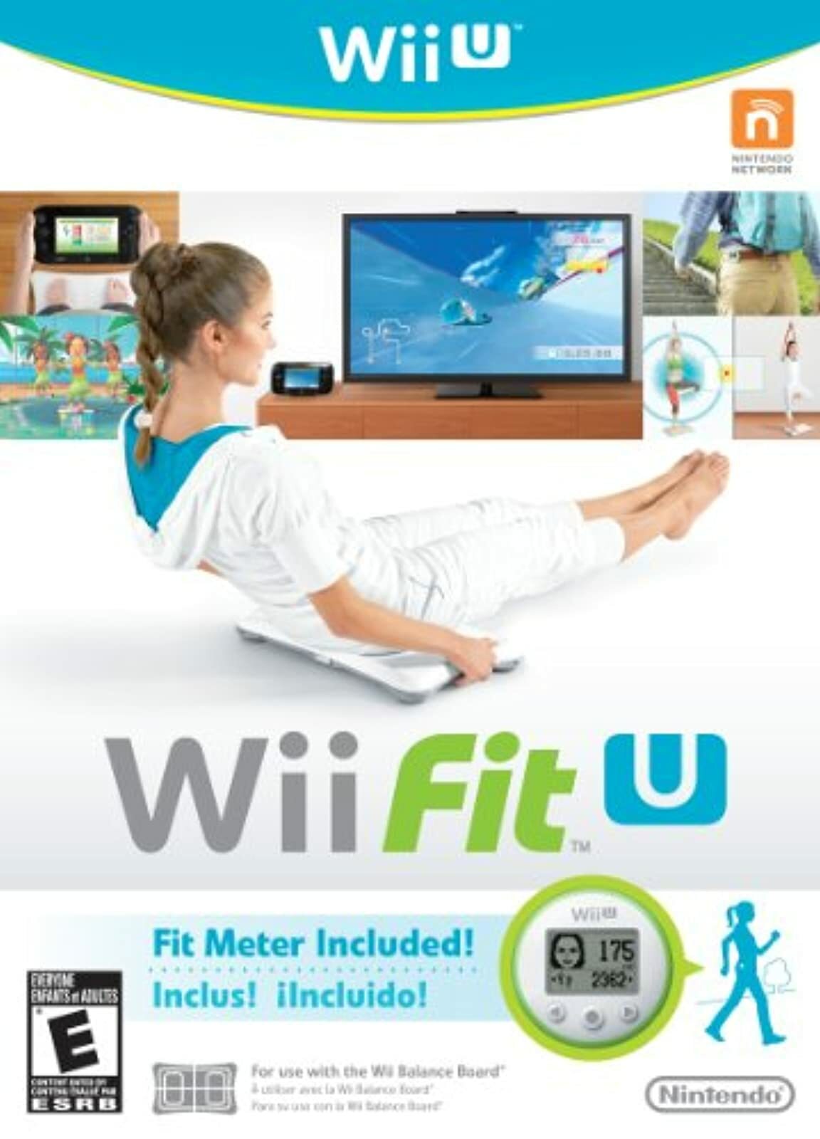 Wii Fit U W/fit Meter Wii U Very Good 8Z