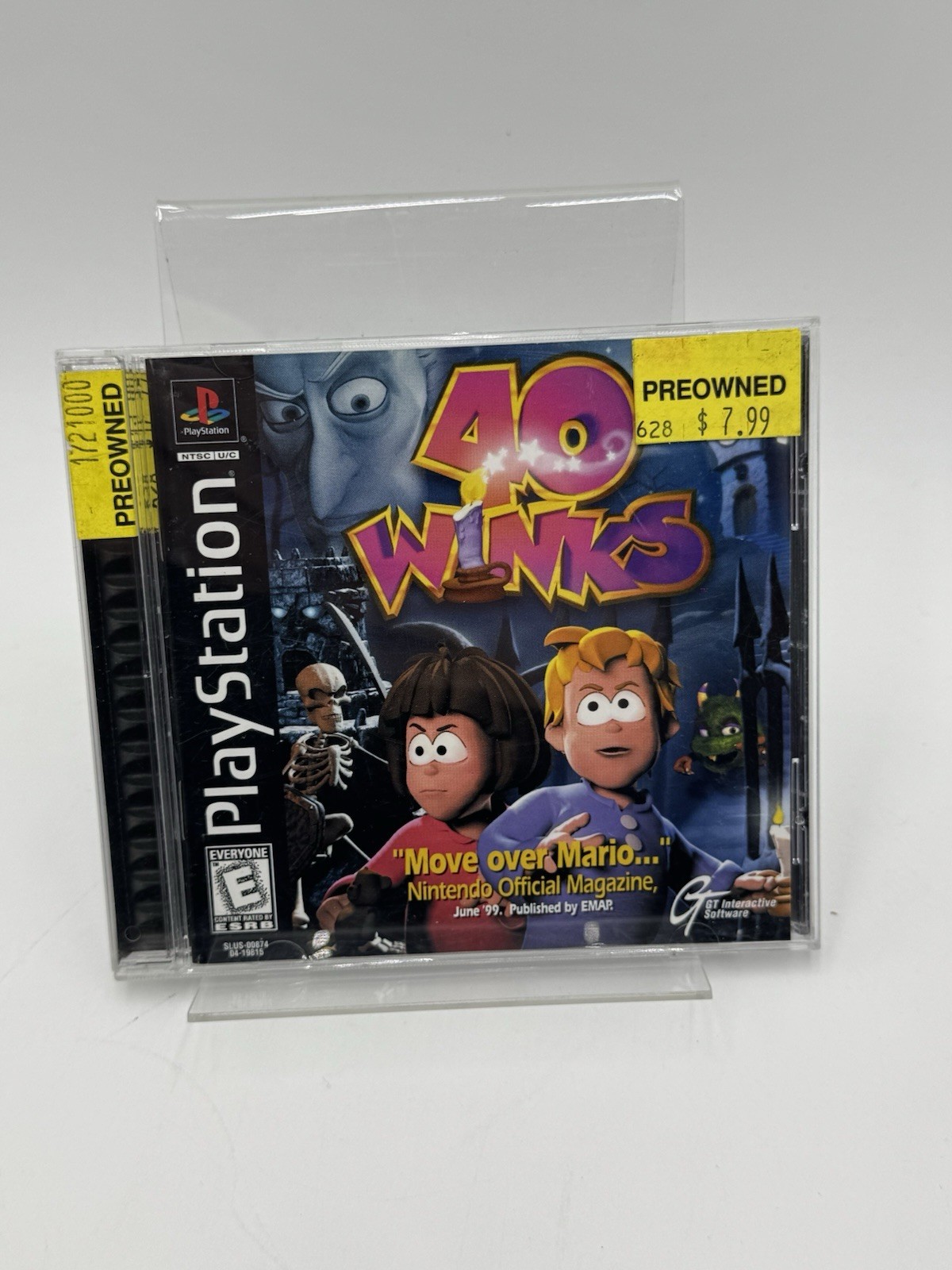40 Winks (Sony PlayStation 1, 1999) Complete, Tested & Working