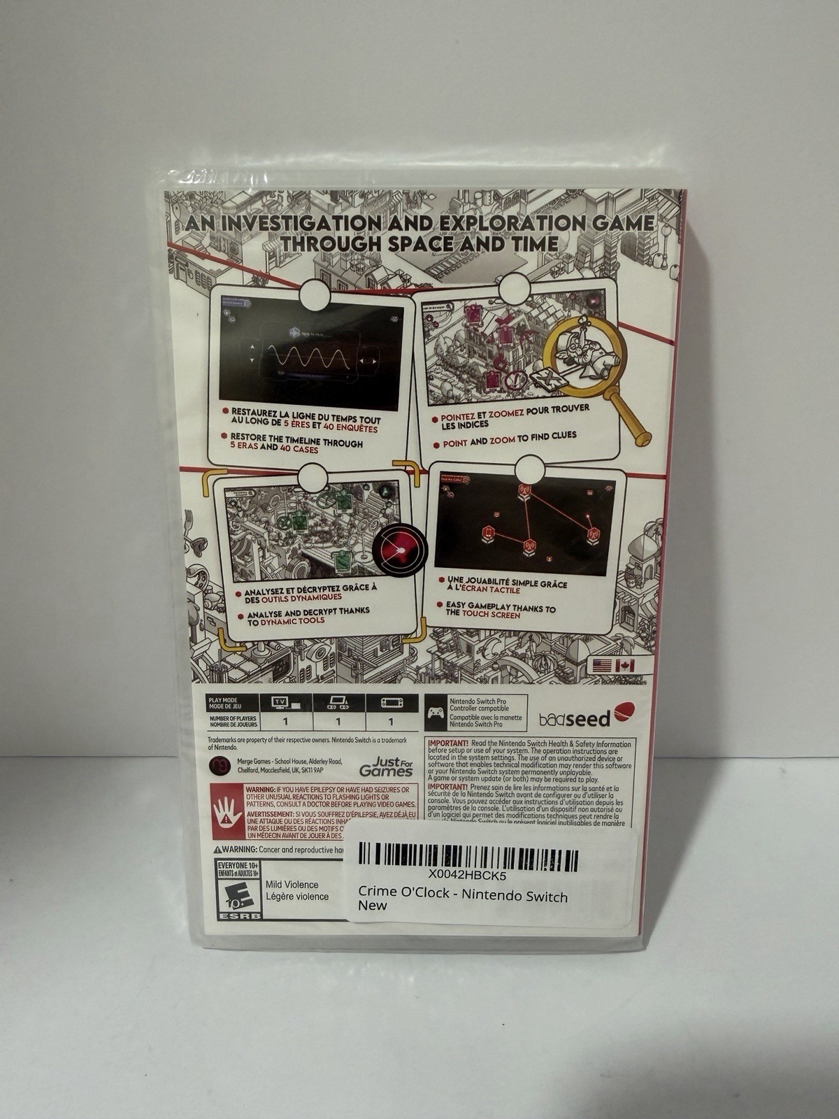 Crime O’Clock (Nintendo Switch) | Brand New & Sealed | FAST SHIP!!!