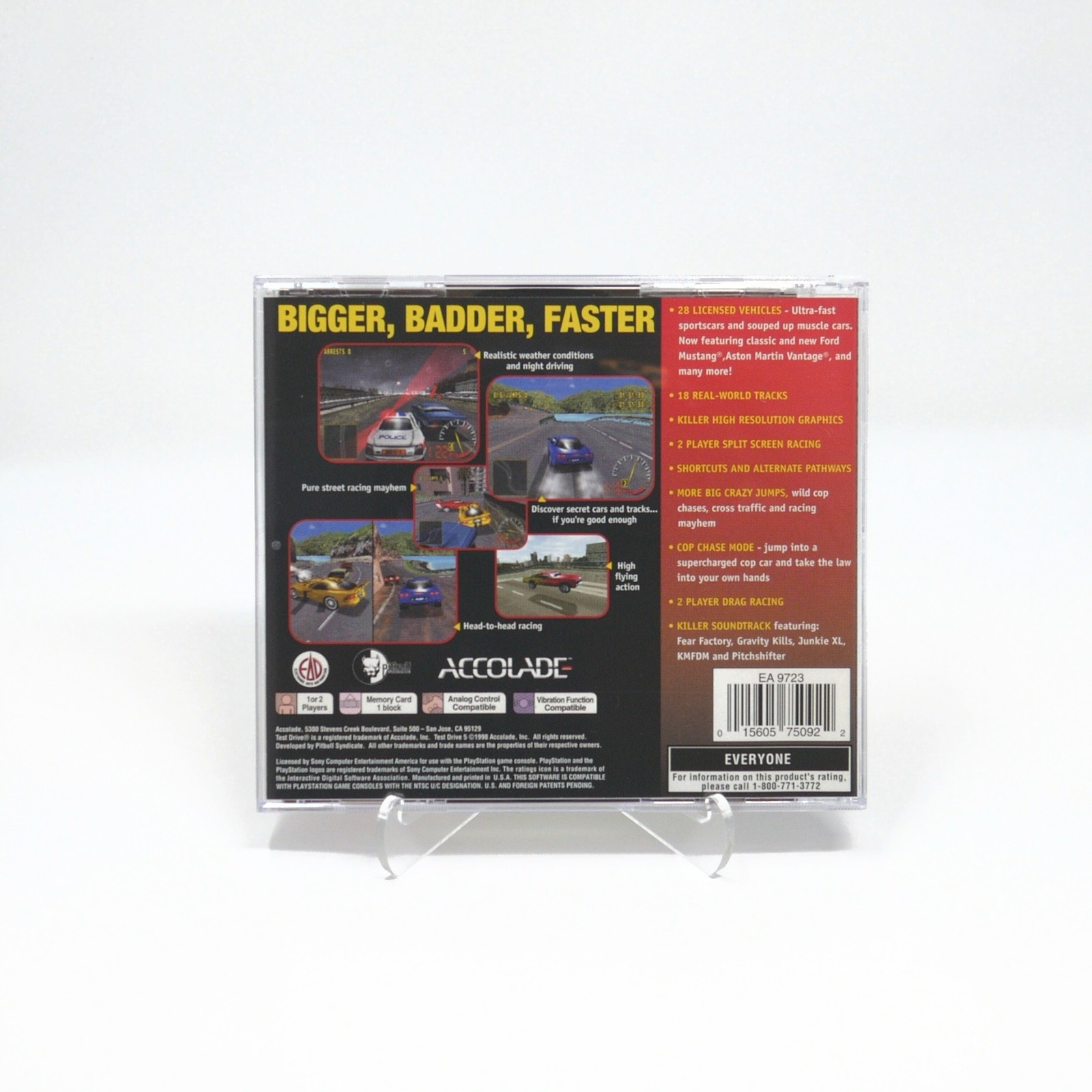 Test Drive 5 – CIB – Good Condition – Tested & Working – PS1