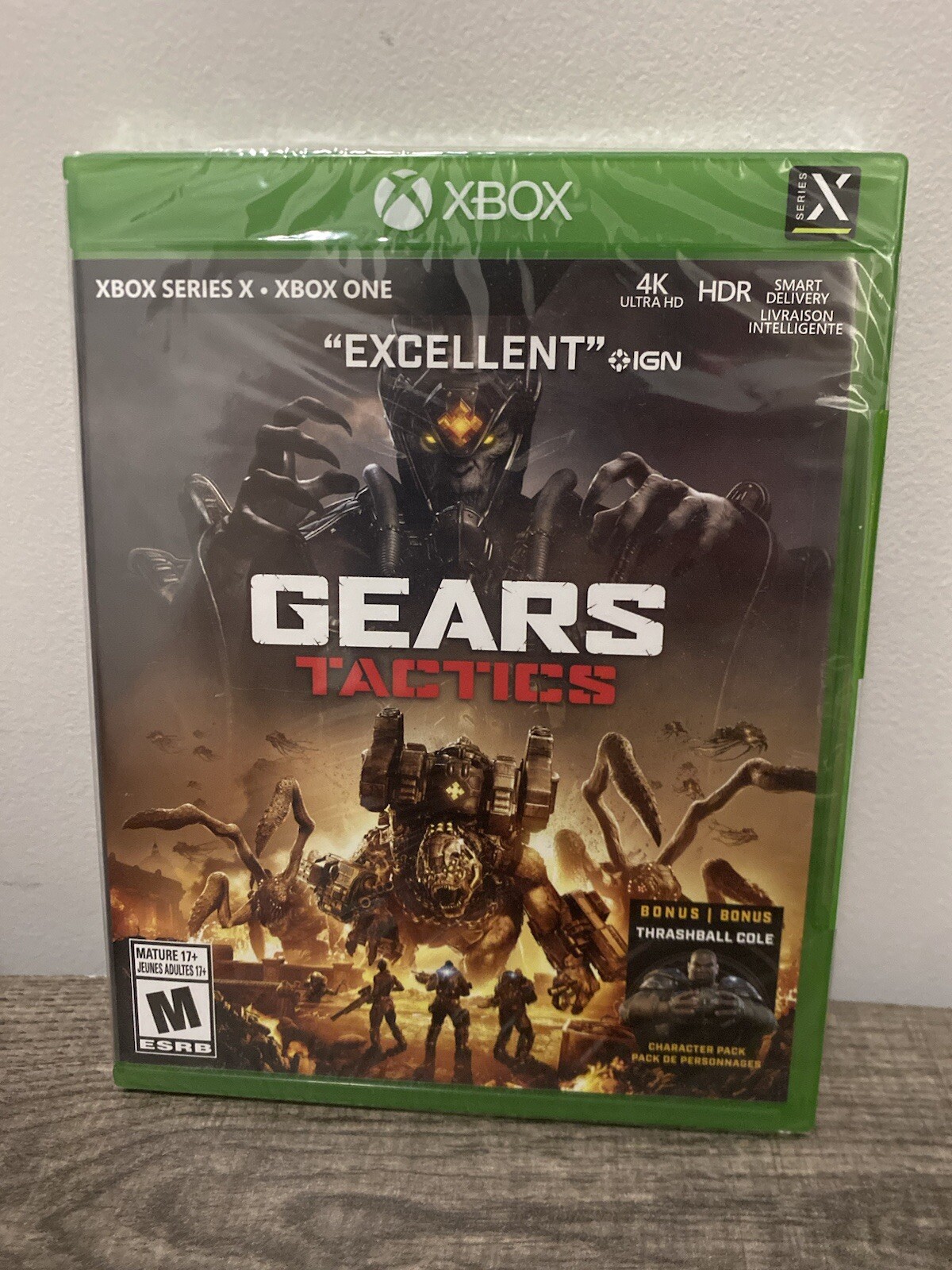 GEARS TACTICS+ BONUS THRASHBALL COLE PACK- XBOX ONE/ SERIES X – BRAND NEW SEALED
