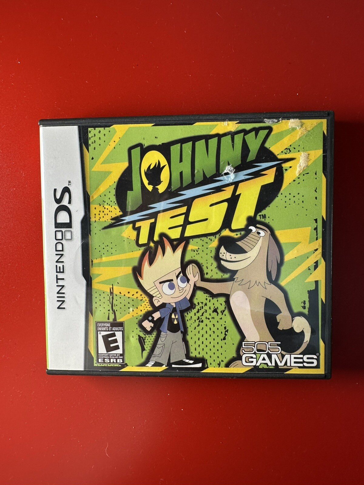 Nintendo DS Video Game Johnny Test Authentic Cartoon Network Kids CIB Tested