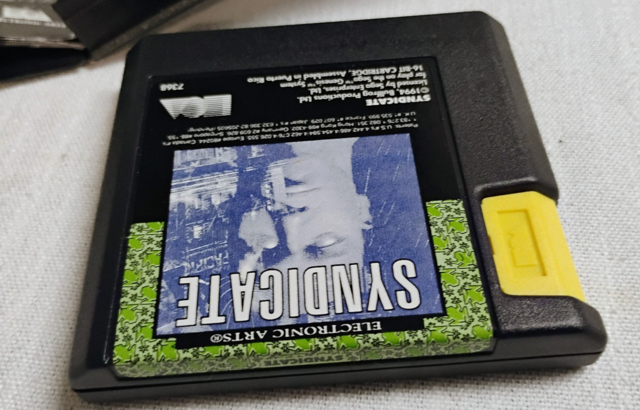 Syndicate (Sega Genesis) (CIB) Tested & Working