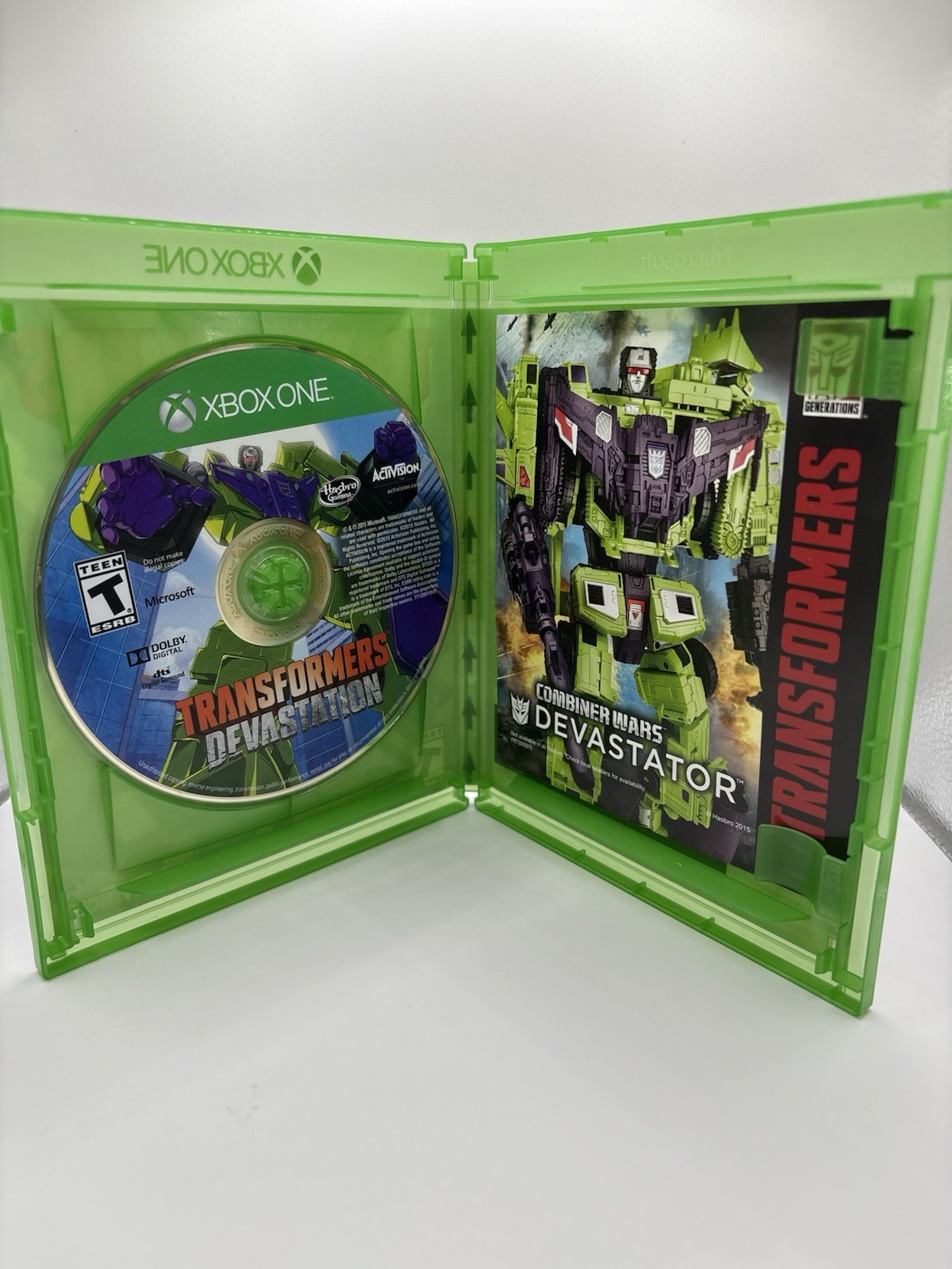 Transformers Devastation (Xbox One, 2015) Complete W/ Insert [Tested]