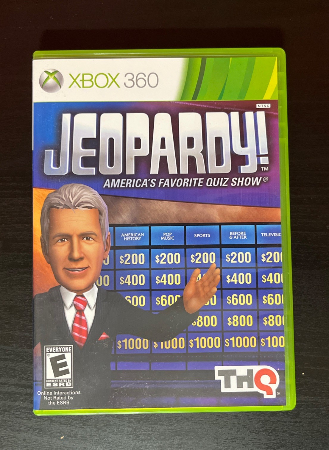 Jeopardy (Microsoft Xbox 360, 2012) CIB