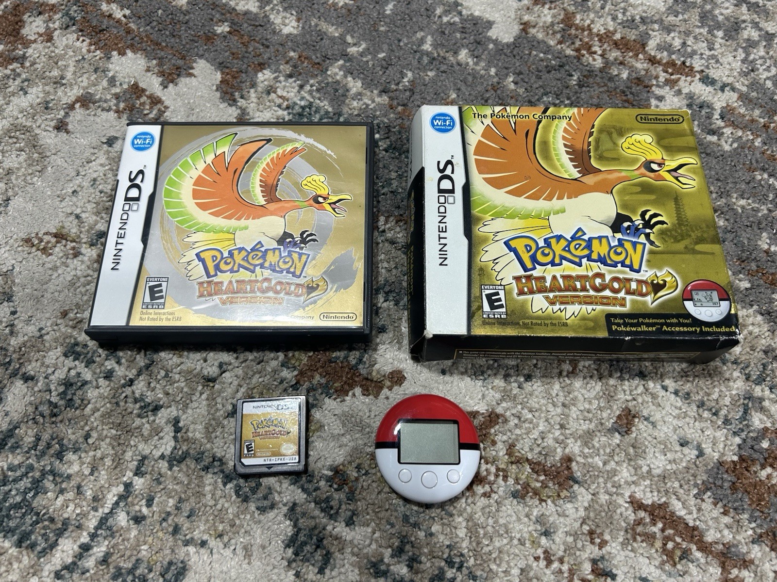 Pokemon HeartGold Version CIB + Pokewalker (Nintendo DS) Authentic