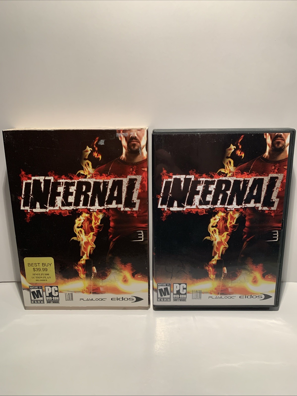 Infernal 2007 PC DVD ROM Tested Working Video Game Free Shipping Game Manual