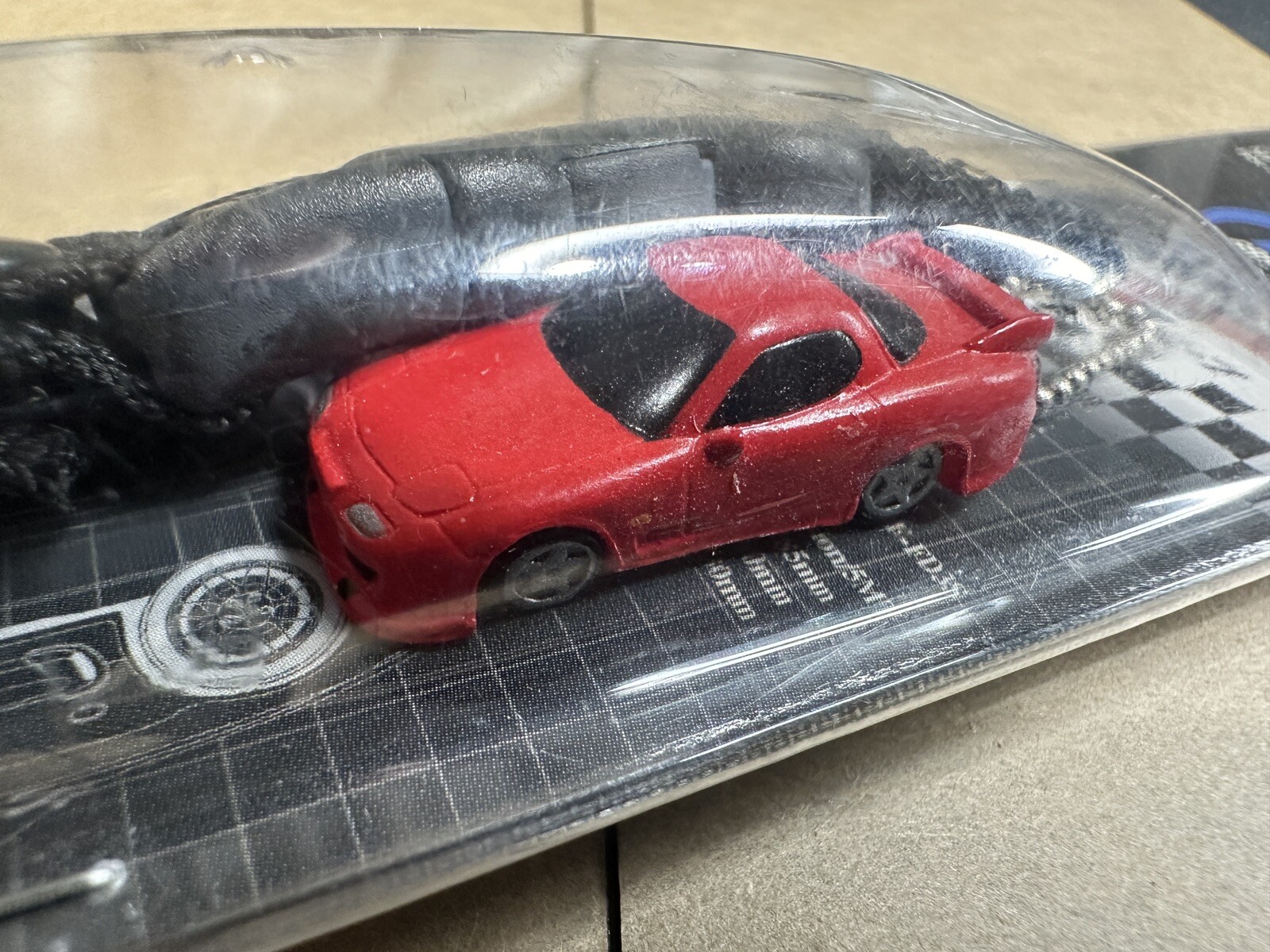 2001 Gran Turismo 3 A Spec Car Mate Gr4 Mazda RX7 Mobile Phone Chain Rare Promo