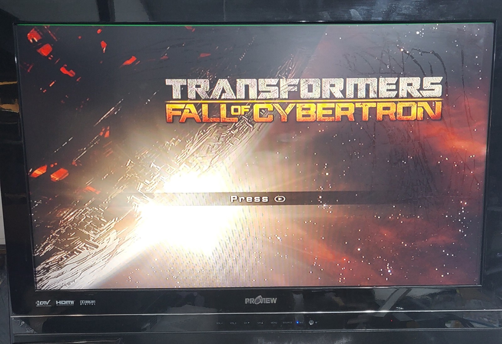 Transformers Fall of Cybertron (Microsoft Xbox 360) Disc Only – Tested