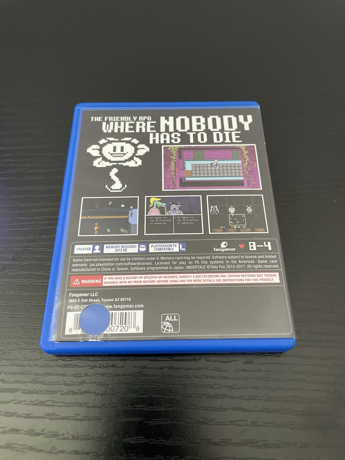 COMPLETE Undertale (PlayStation Vita, 2017) FANGAMER PS