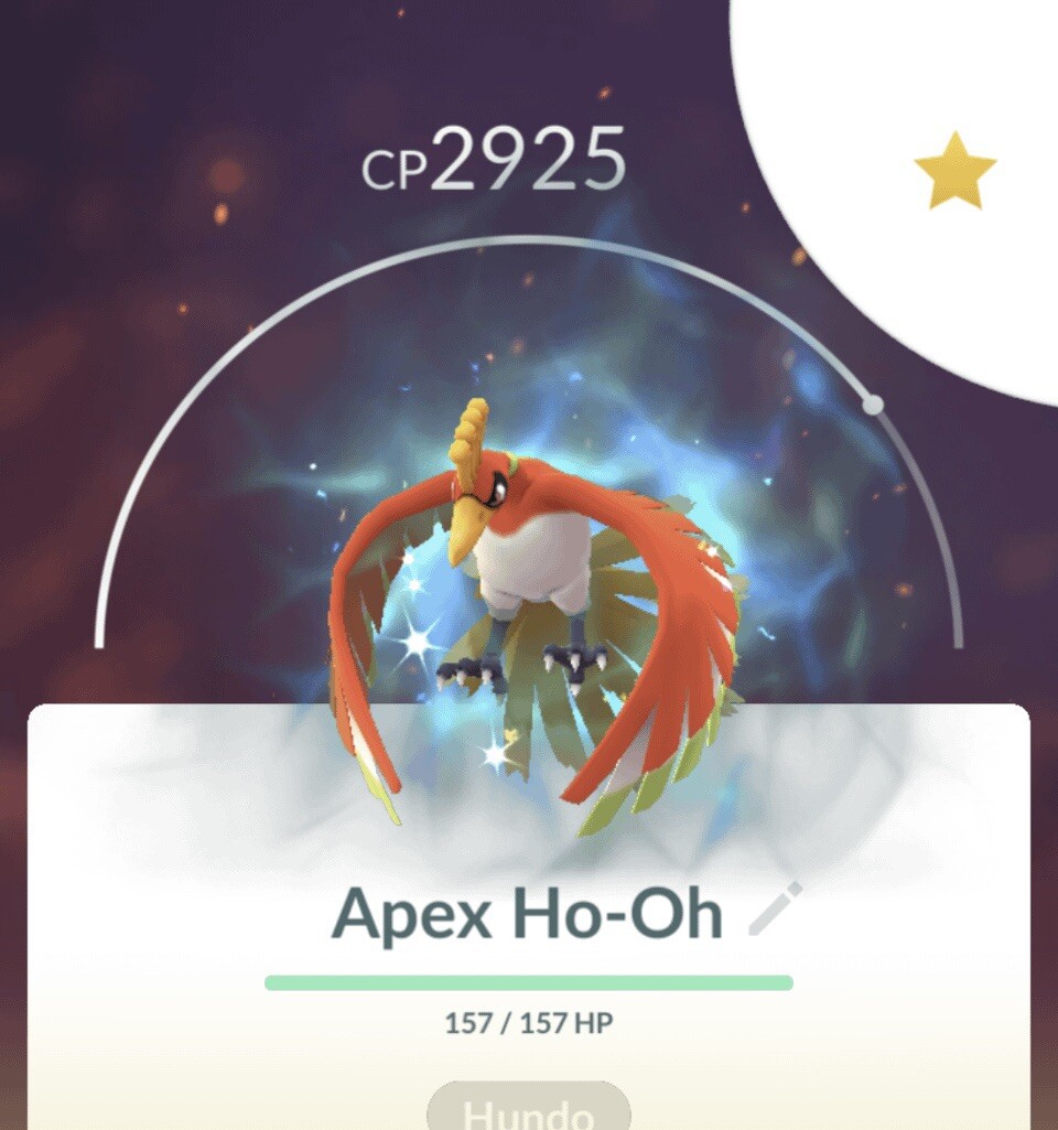 ✨ Rare APEX Ho-Oh Purified ✨ Pokémon Go Trade | PoGo