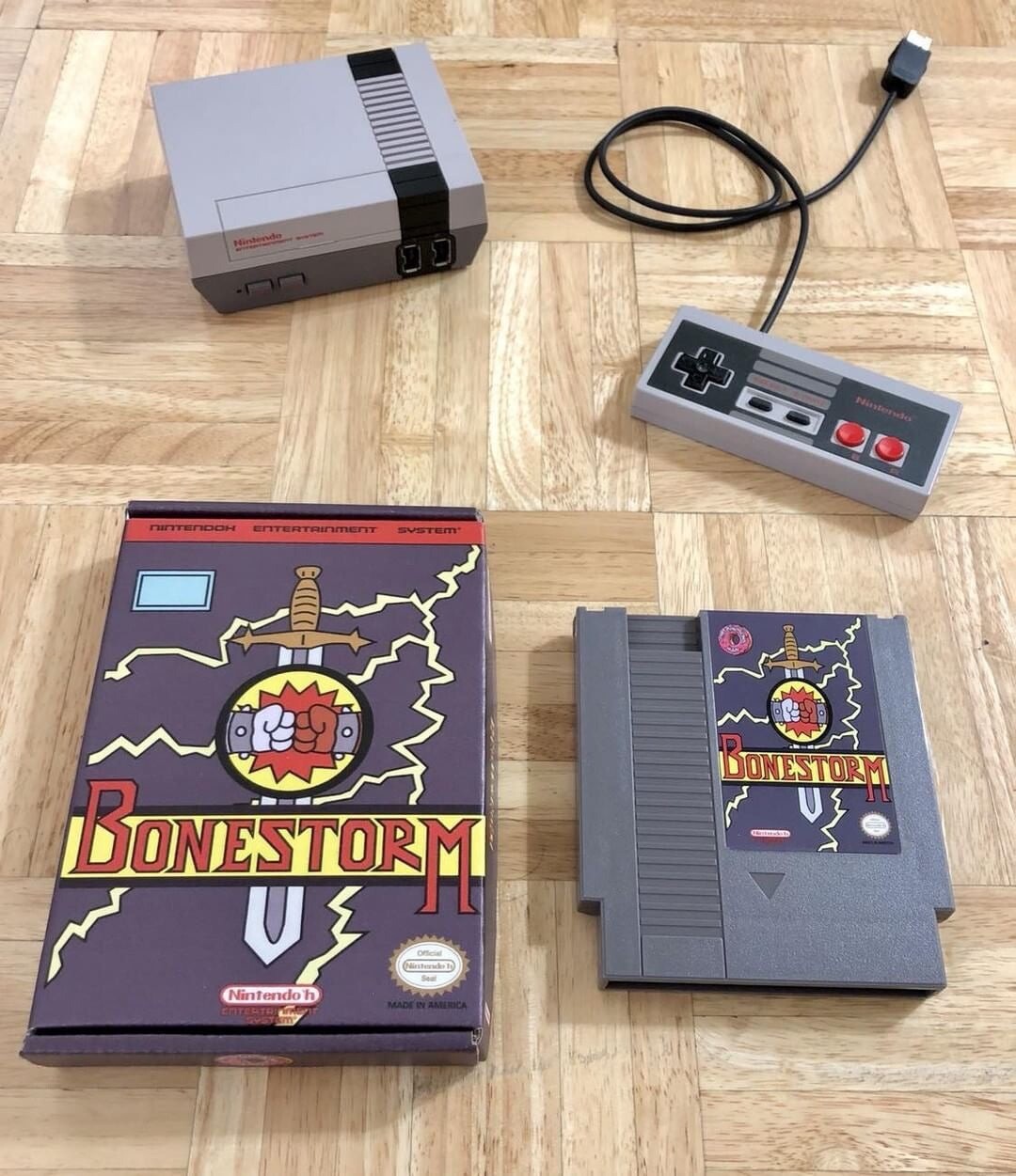 The Simpsons Bonestorm NES Collectors Game