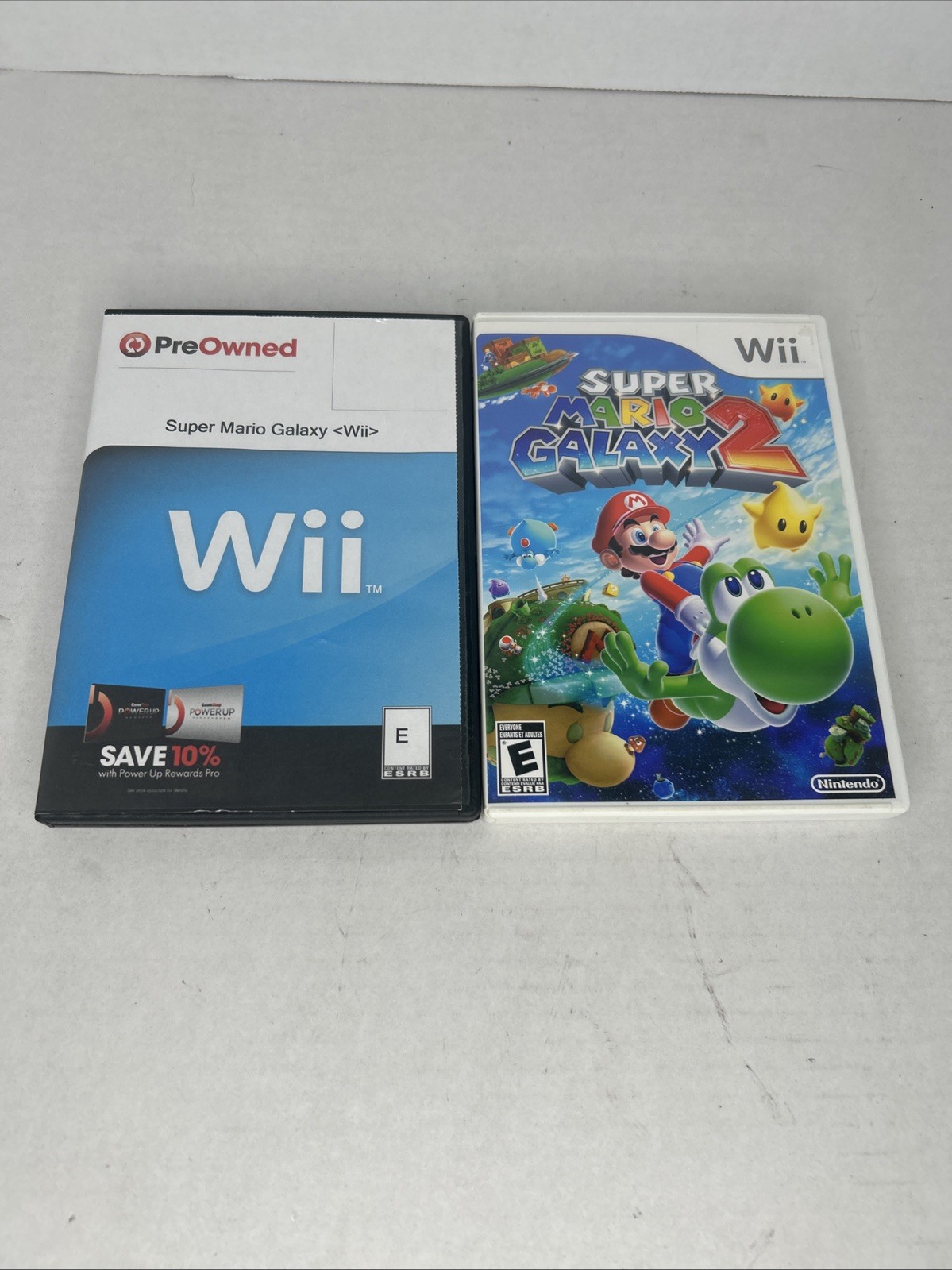 Lot Of 2: Super Mario Galaxy 1 (Disc Only) & 2 (CIB) Nintendo Wii Tested Working