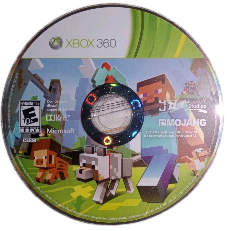 Minecraft Game Only (Microsoft Xbox 360, 2013) TESTED FAST SHIPPING