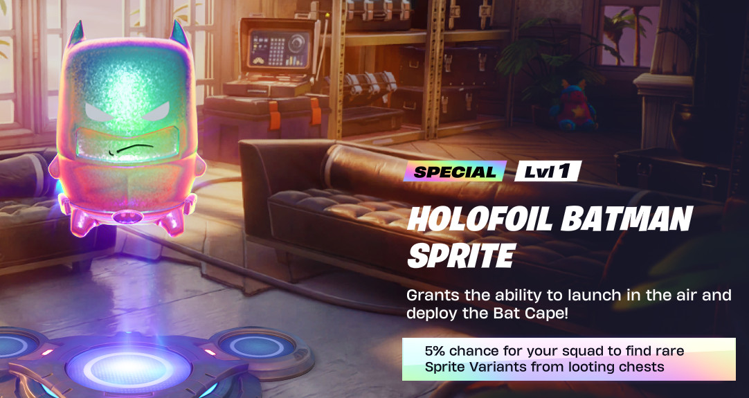 Holofoil Batman Sprite – Battle Royale Message First