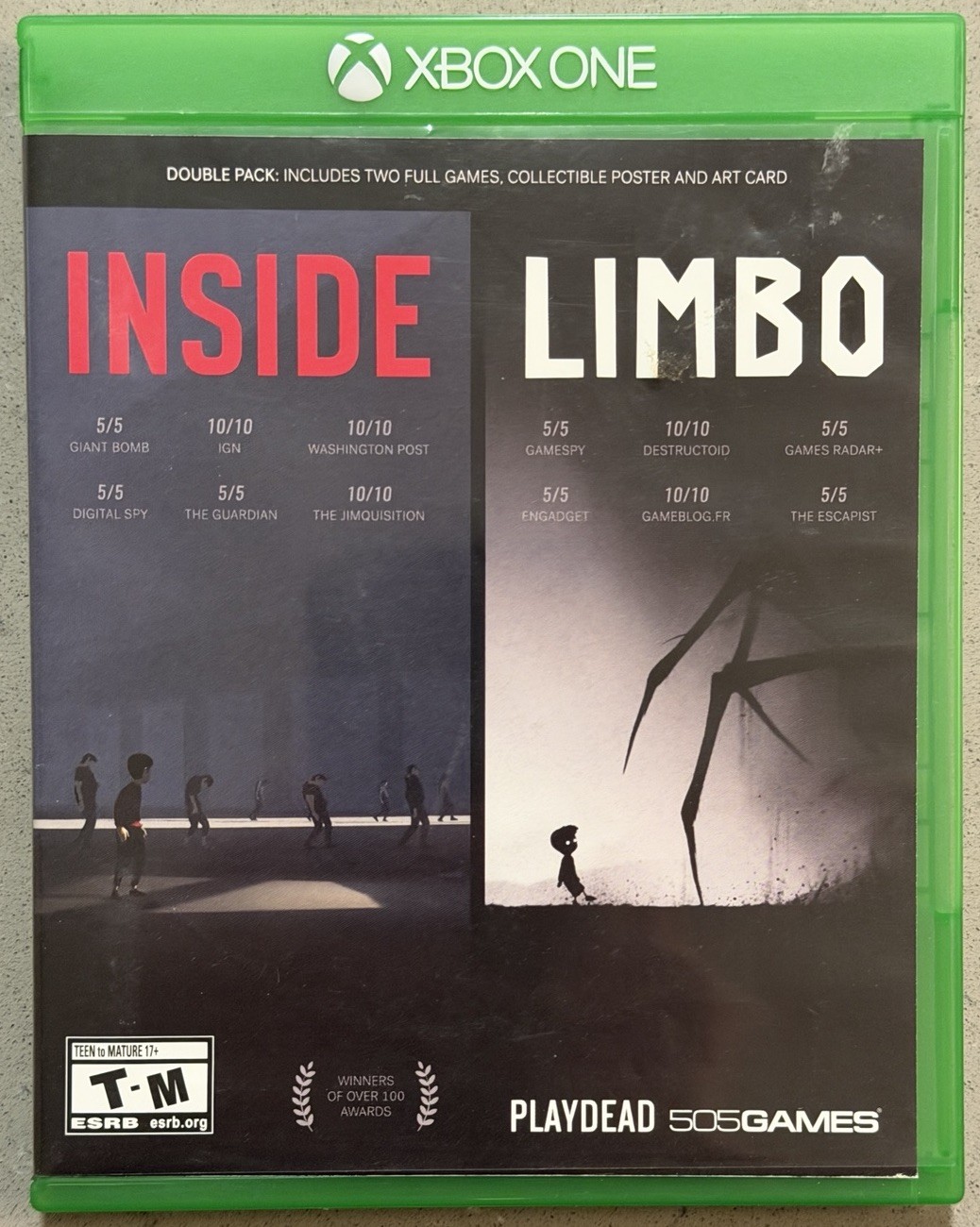 Inside / Limbo (Microsoft Xbox One, 2017) – Complete
