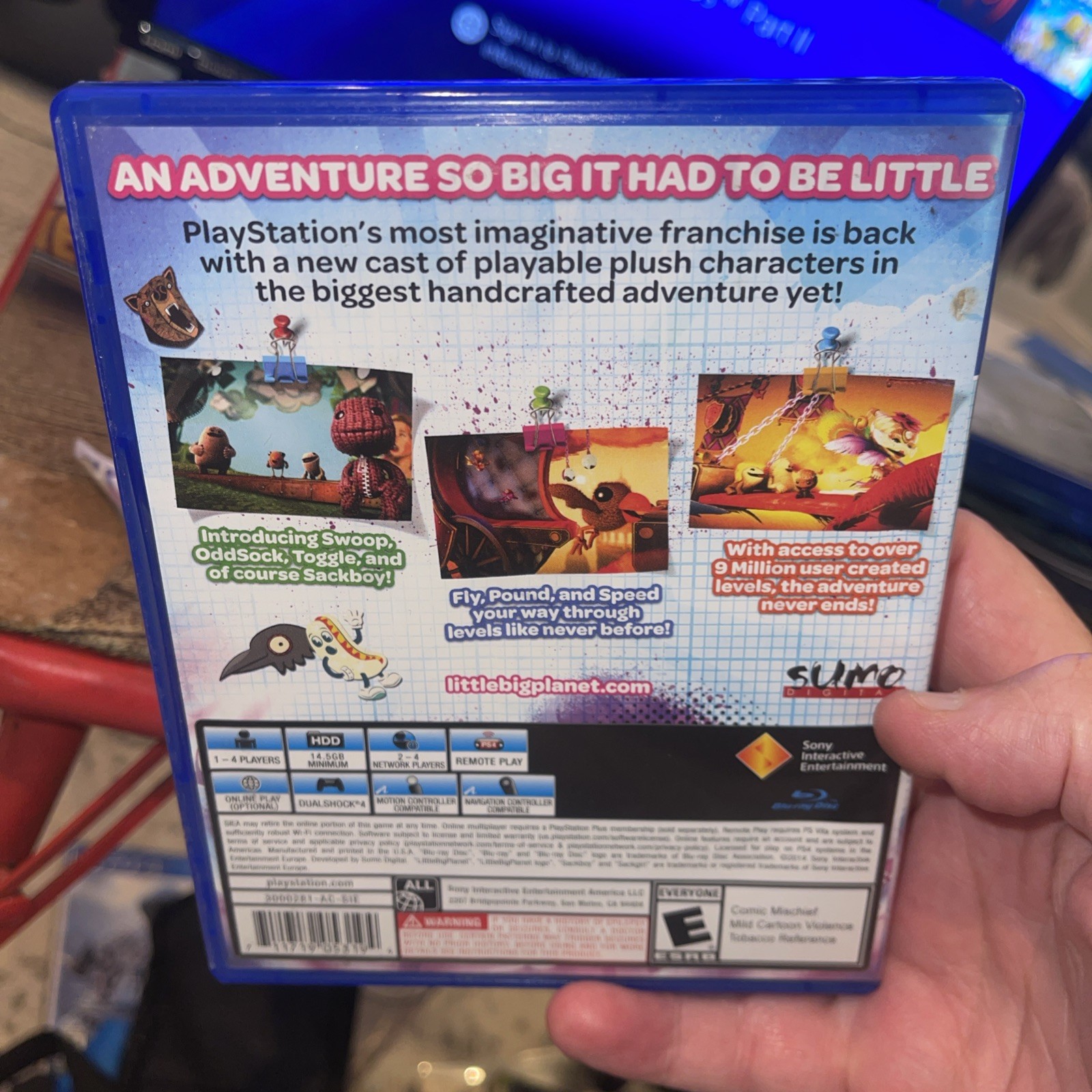 Little Big Planet 3 – Sony PlayStation 4 PS4 Tested Free Shipping