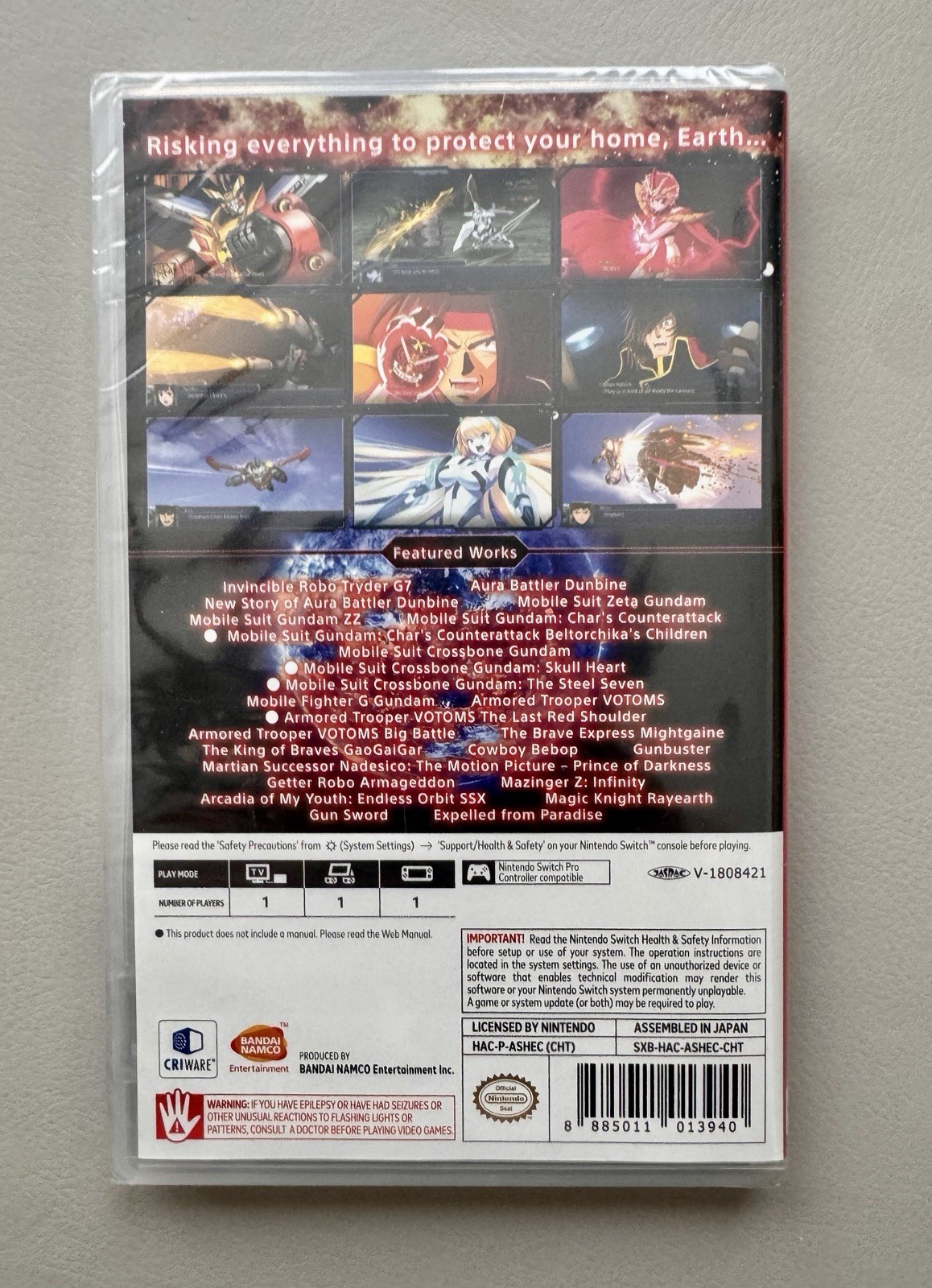 💥 Super Robot Wars T Switch Brand New Sealed ENGLISH COVER (2019 Tactical RPG)
