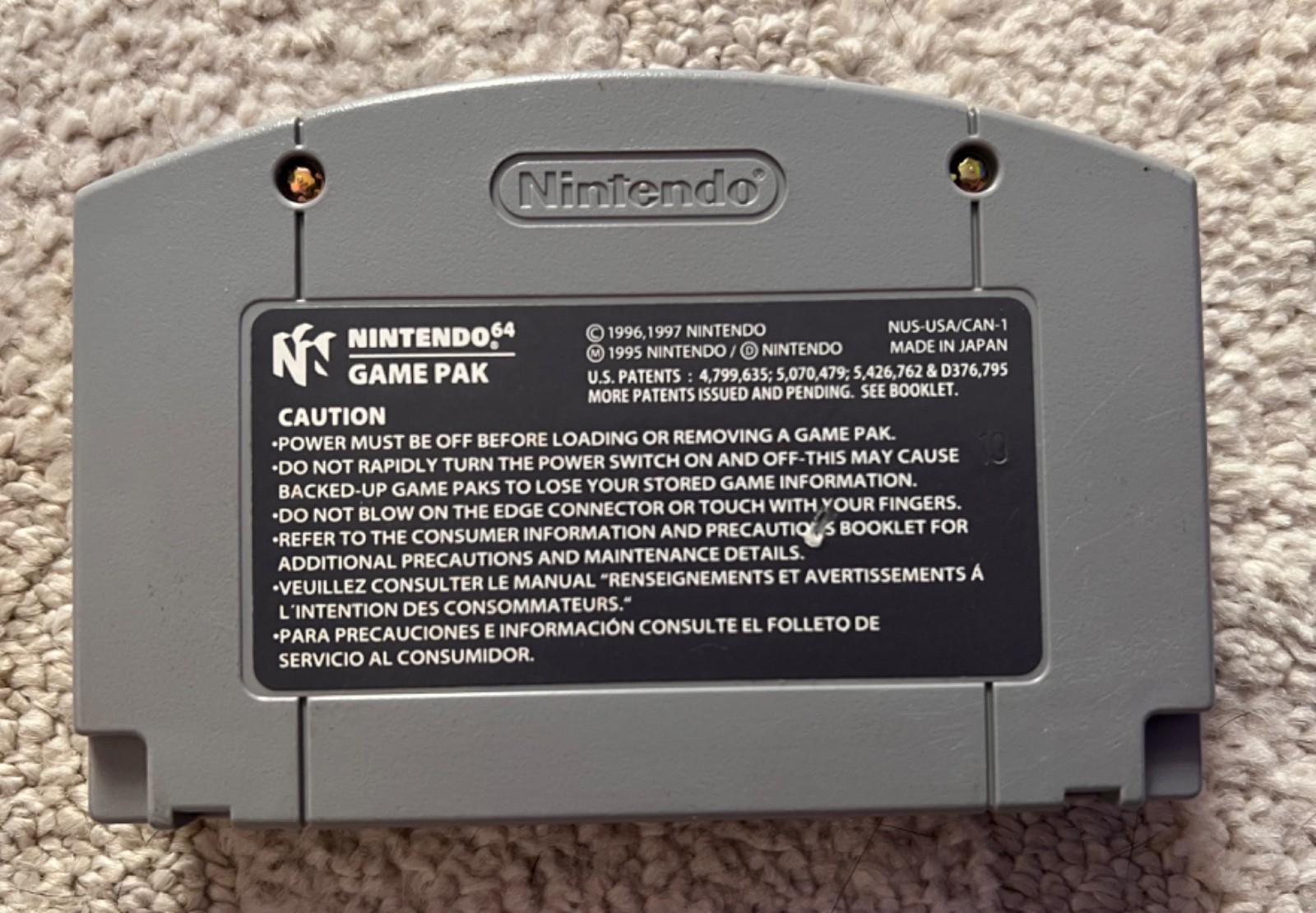 NFL Blitz (Nintendo 64, 1997) Tested w. video
