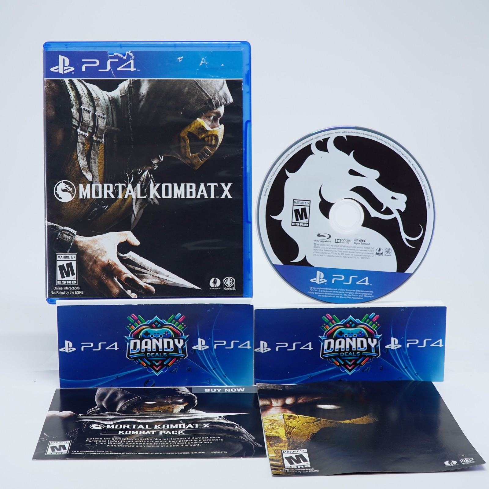 Mortal Kombat X PS4 CIB W/ Manual – Tested – PlayStation 4