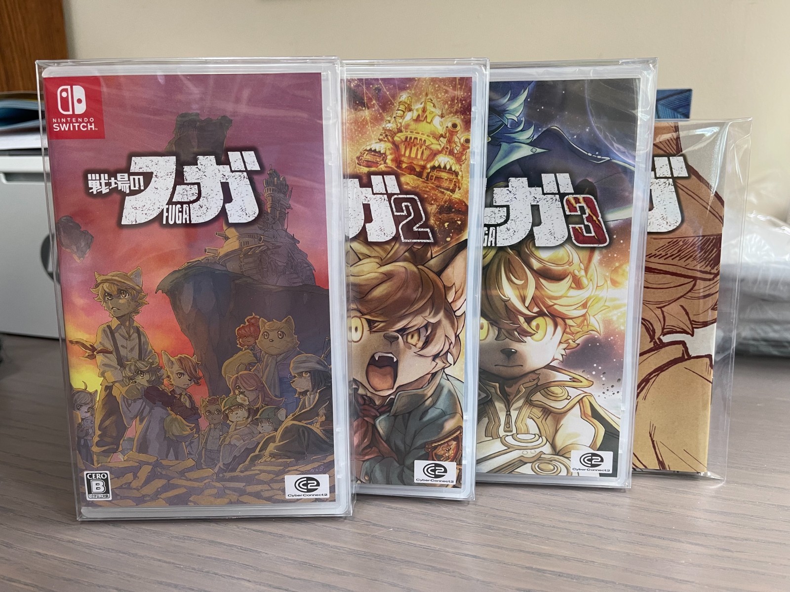 Fuga Melodies of Steel 1 2 3 Set Lot Nintendo Switch + All 3 Books | New Sealed