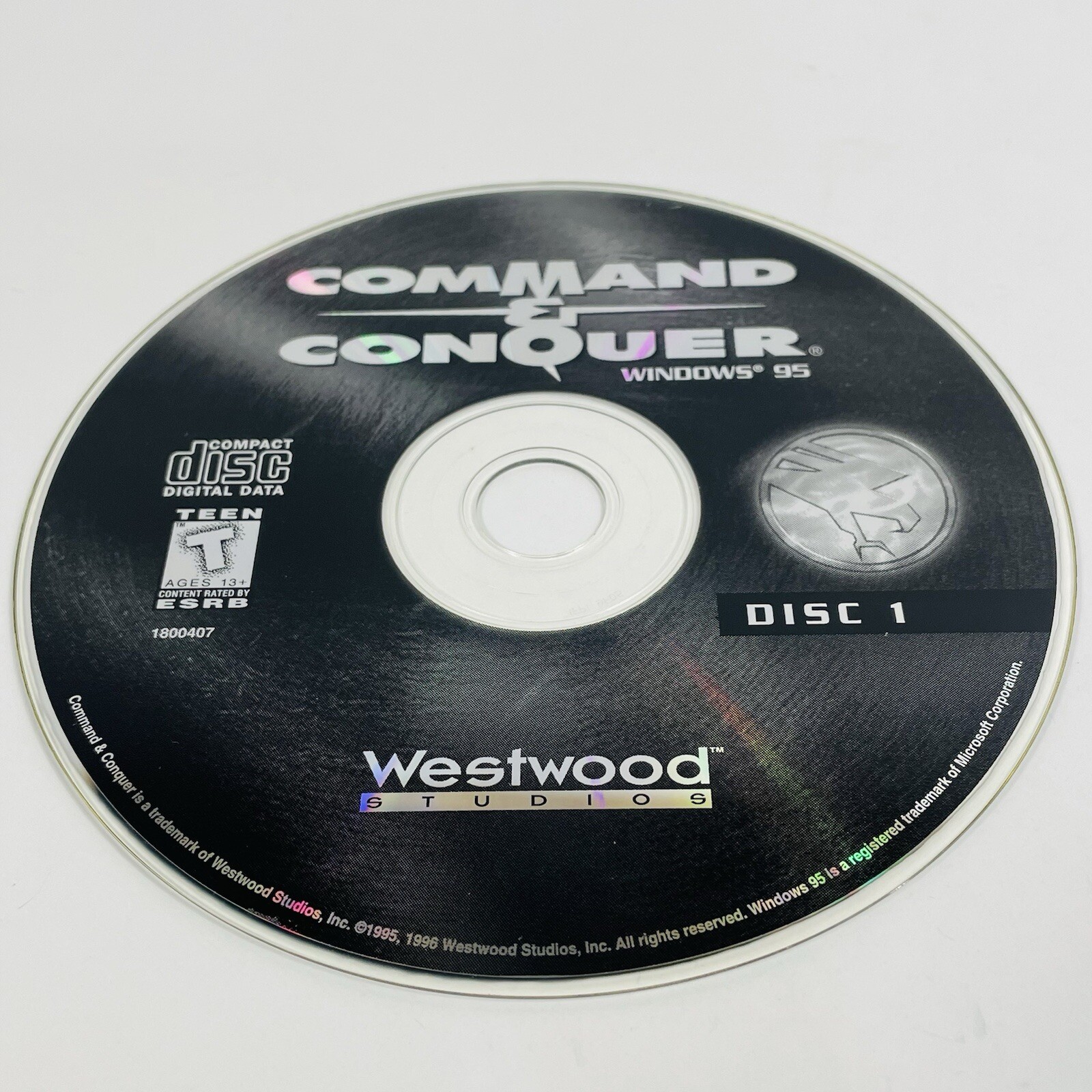 Command & Conquer for Windows 95 PC CD-ROM Video Game