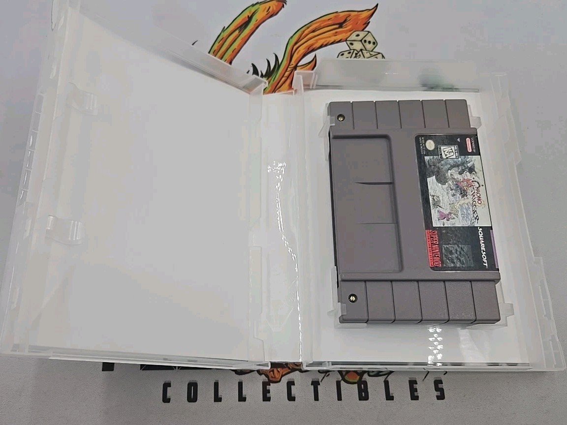 Chrono Trigger (SNES) – Original Authentic, 1995 – Good cond. W. 3rd Party Case