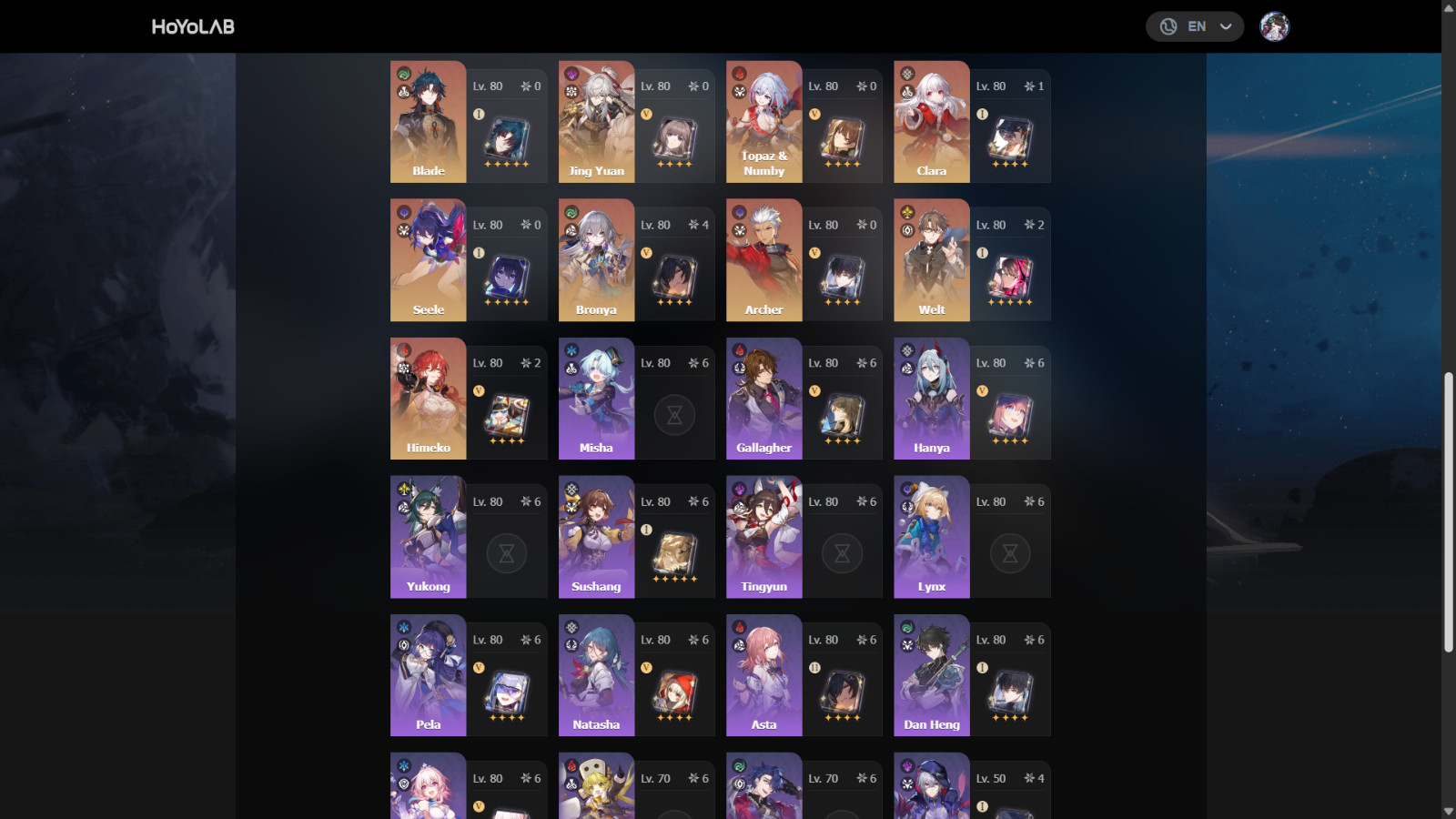 Genshin Impact (AS) ar 60 Hexerei team Nicole Durin Venti + Lunateam Columbina