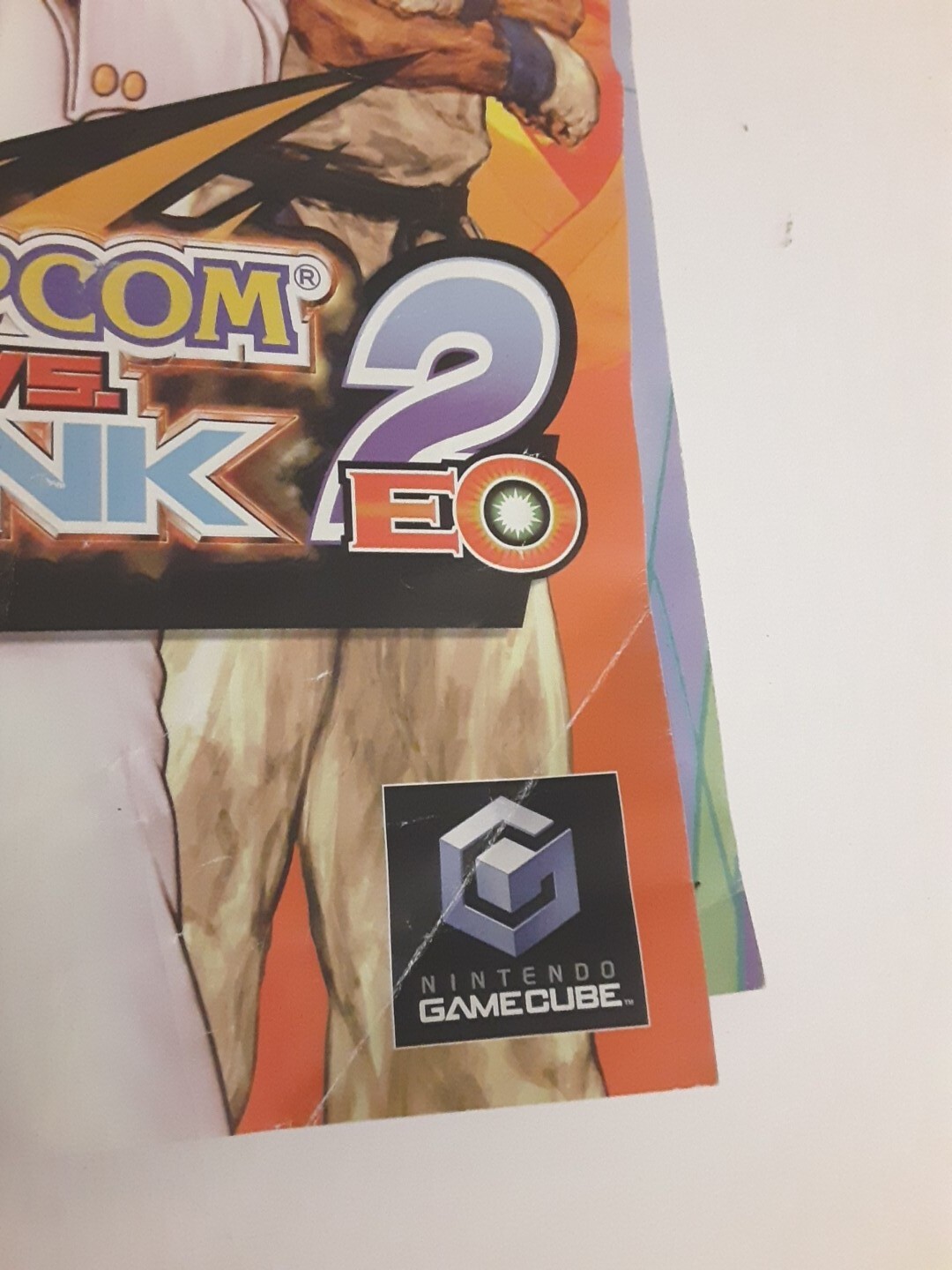 Capcom vs SNK 2 EO Nintendo Gamecube Case & Manual Only