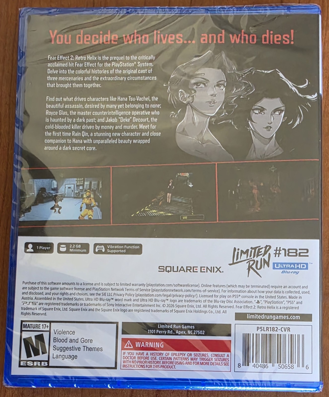 Fear Effect 2: Retro Helix [LRG] – PlayStation 5 (PS5 – NEW)