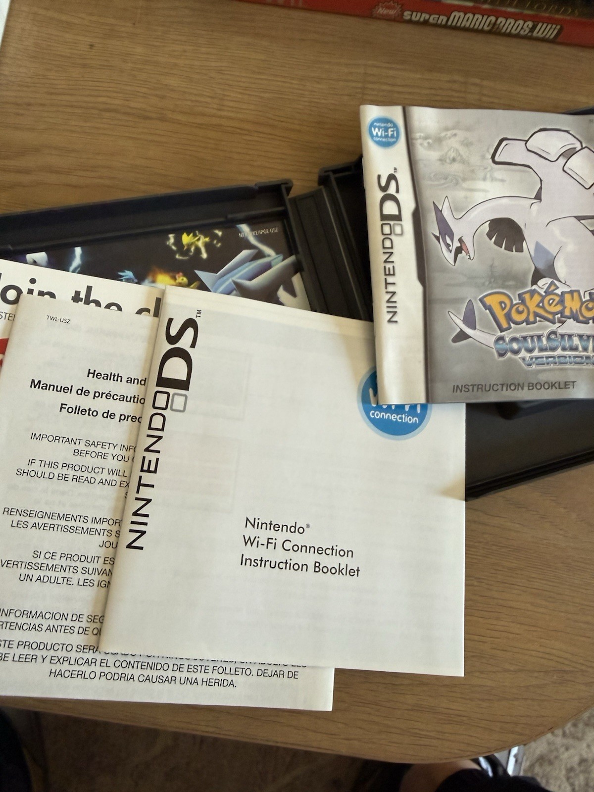Pokemon SoulSilver Version DS 2010Authentic Game Case Instructions Tested Works
