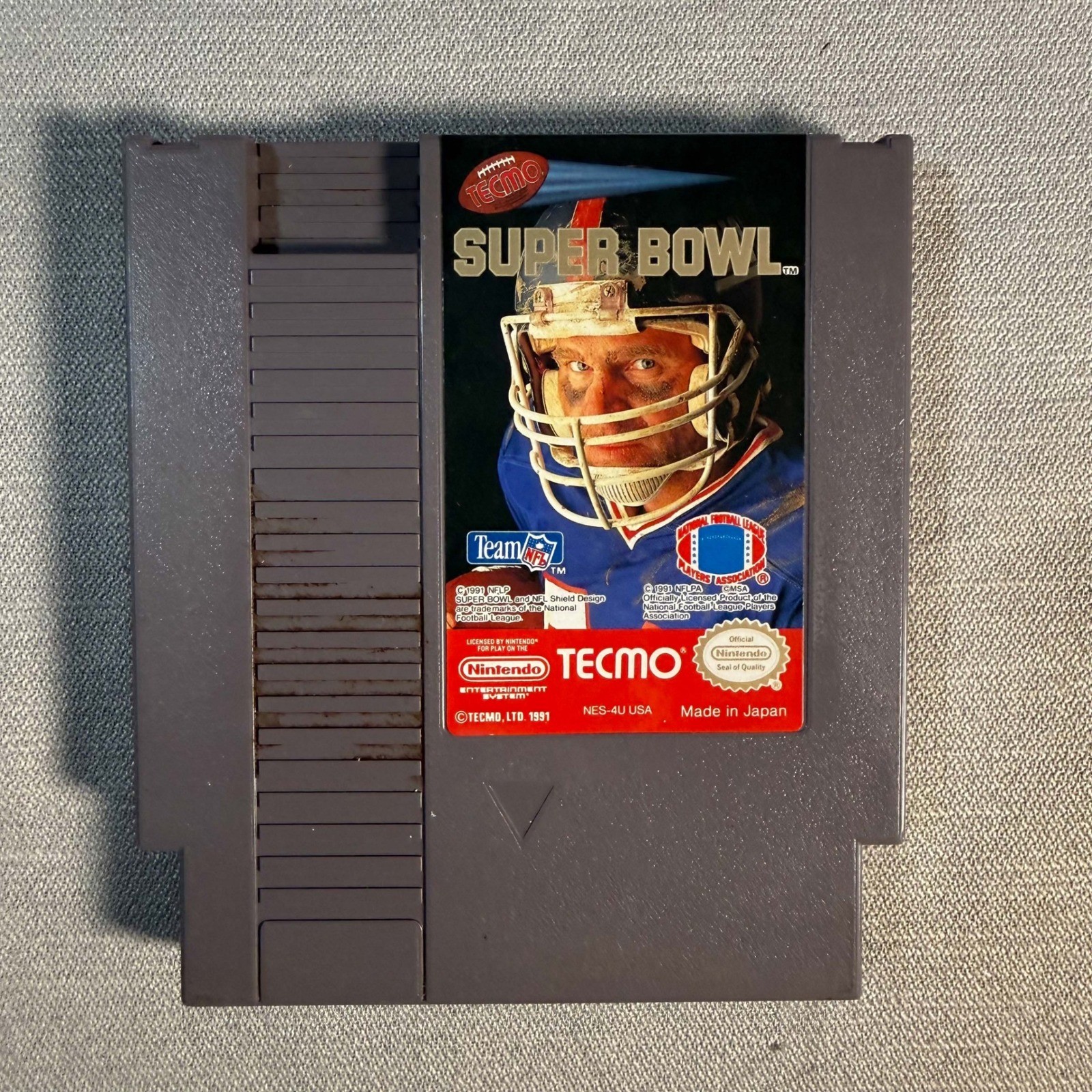 Tecmo Super Bowl & Tecmo Bowl Nintendo NES Games Bundle Vintage 8-Bit Football