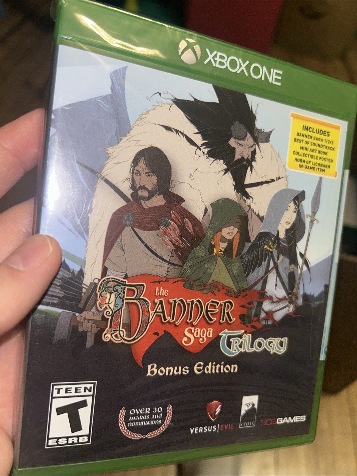 The Banner Saga Trilogy Bonus Edition for Xbox One Complete in Box