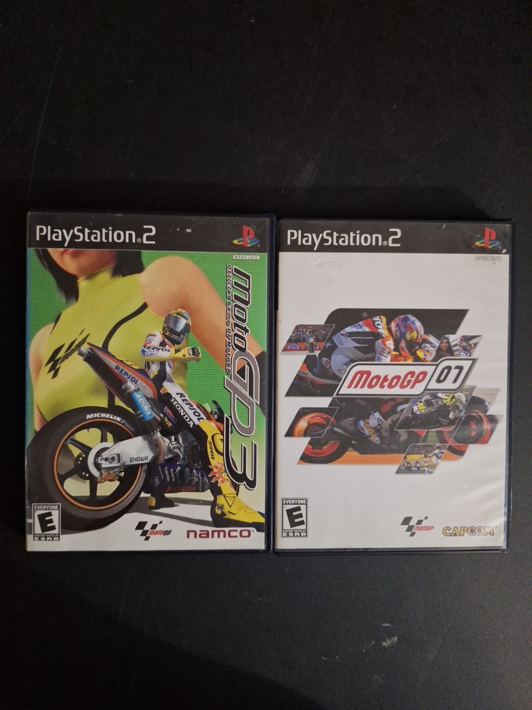 MotoGP 3 & MotoGP 07 (Sony PlayStation 2, PS2) 2 Game Bundle Complete W/ Manuals