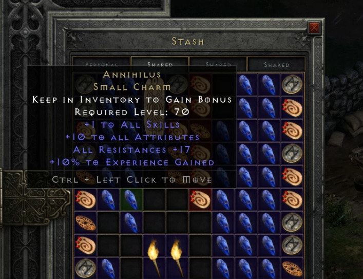 Diablo 2 D2R – Anni Charm (Annihilus) – PC Xbox Non Ladder Softcore