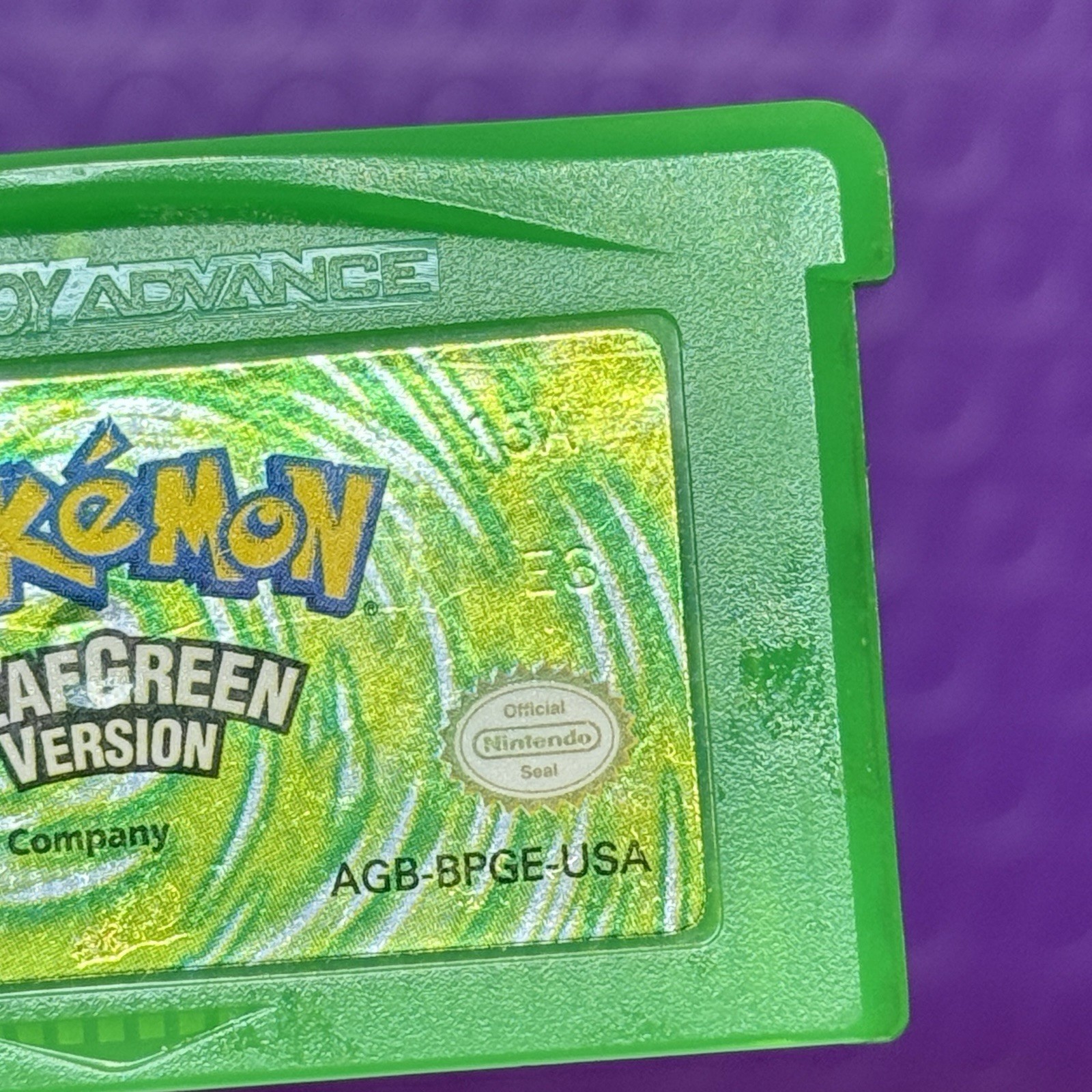 Pokemon Leaf Green GBA [Authentic – Save Tested] Gameboy Advance Cartridge Only